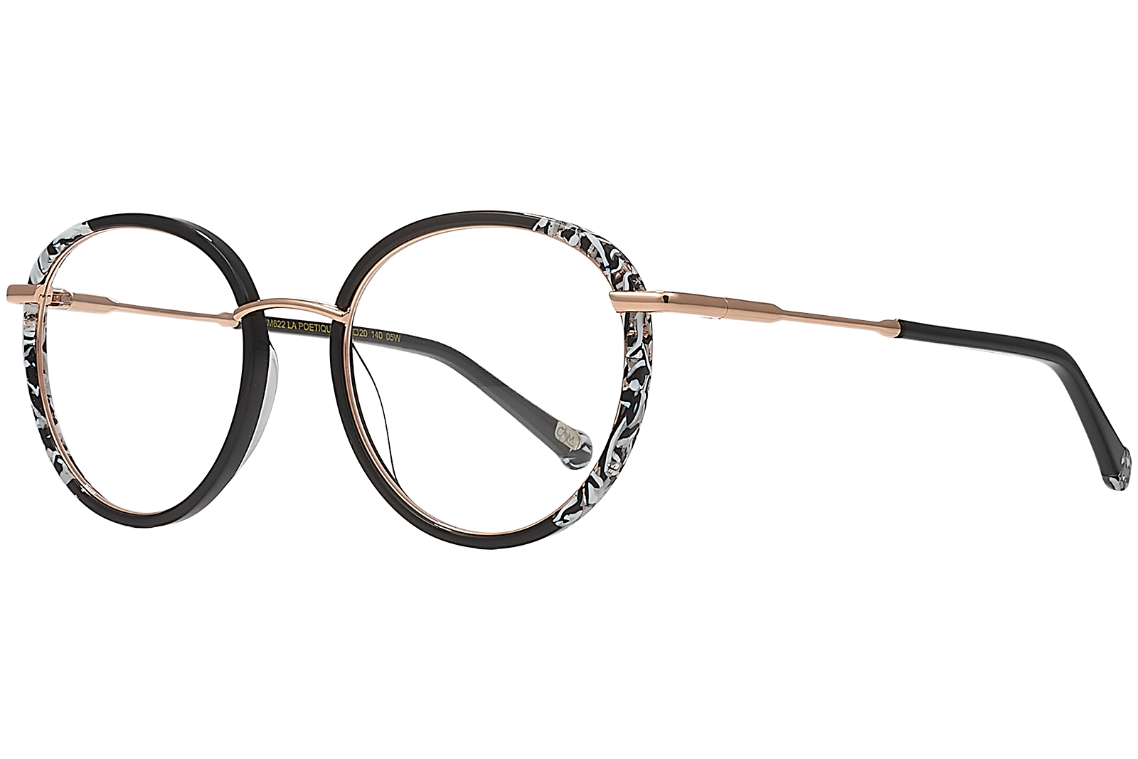 Clémence & Margaux La Poétique lunettes de vue Noir & Blanc pantos