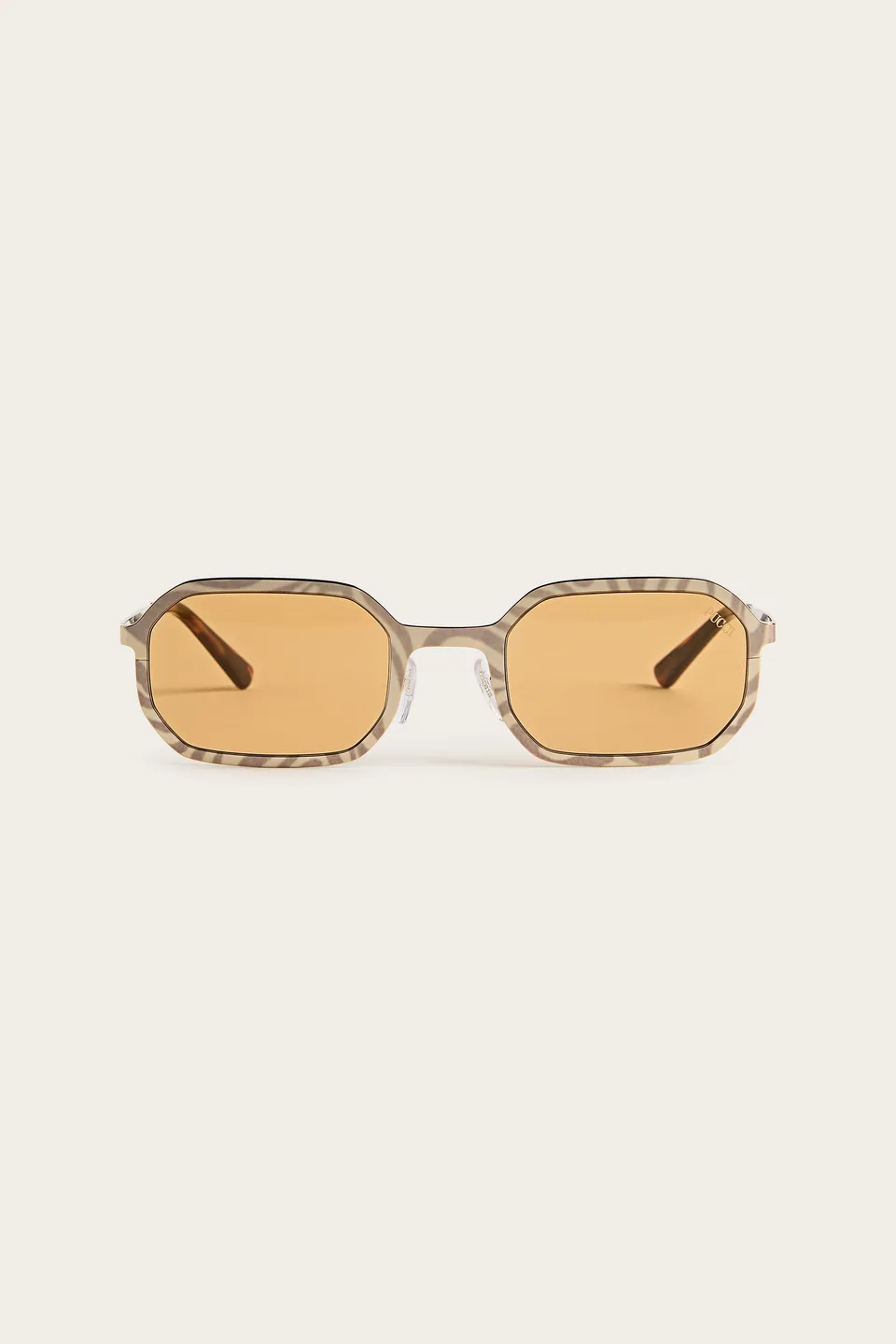 Emilio Pucci EP0248M Lunettes Soleil Géométriques Gold/Brown