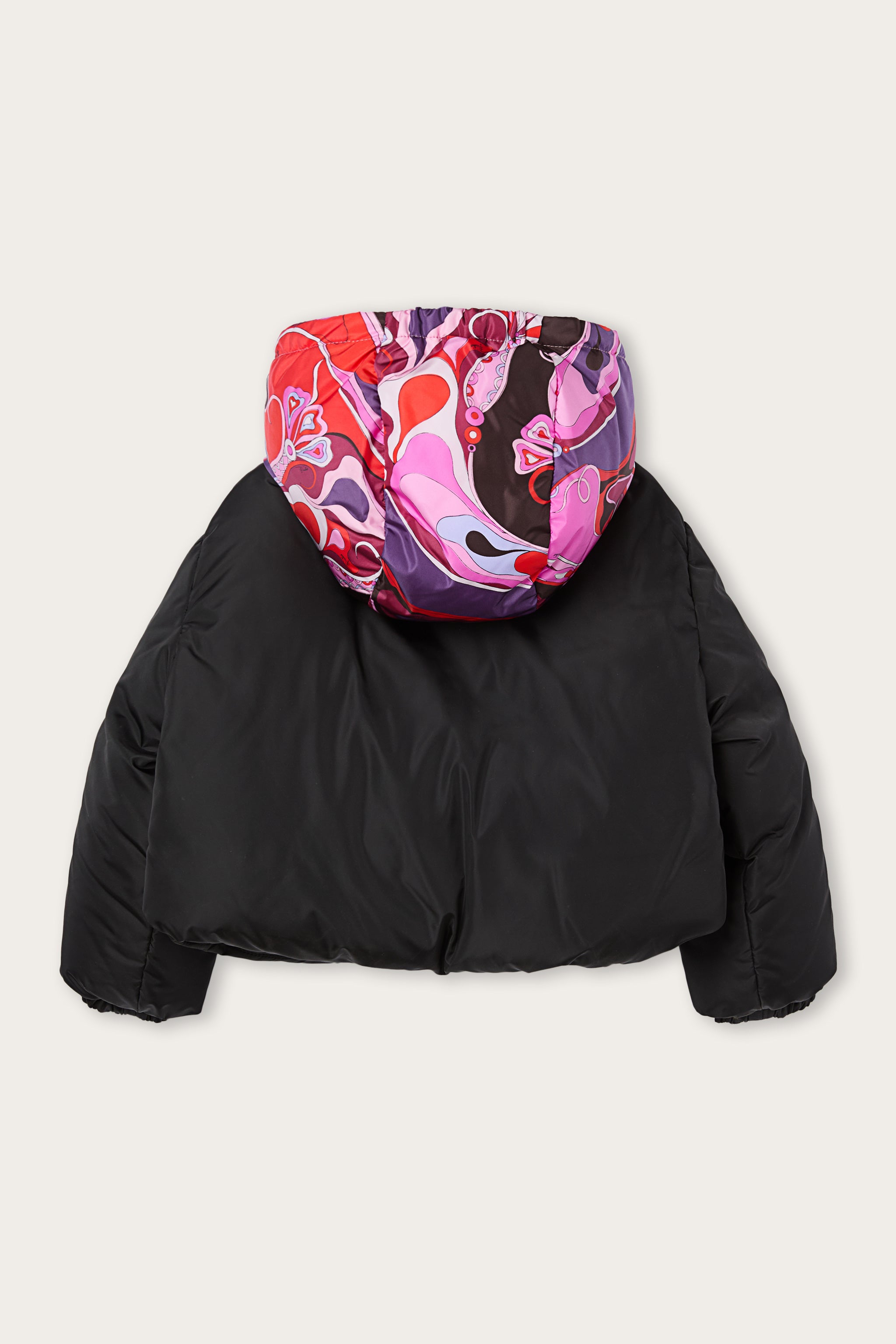 Emilio Pucci Doudoune Iride nylon noir enfant 4Y