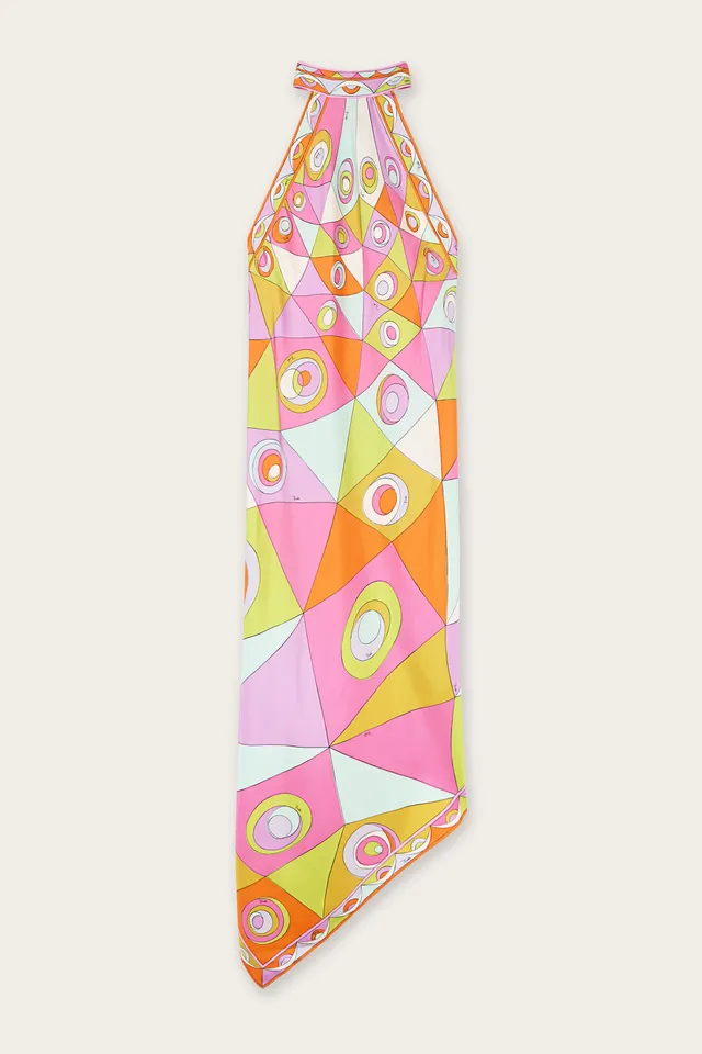 Emilio Pucci Dresses robe soie Occhi multicolore