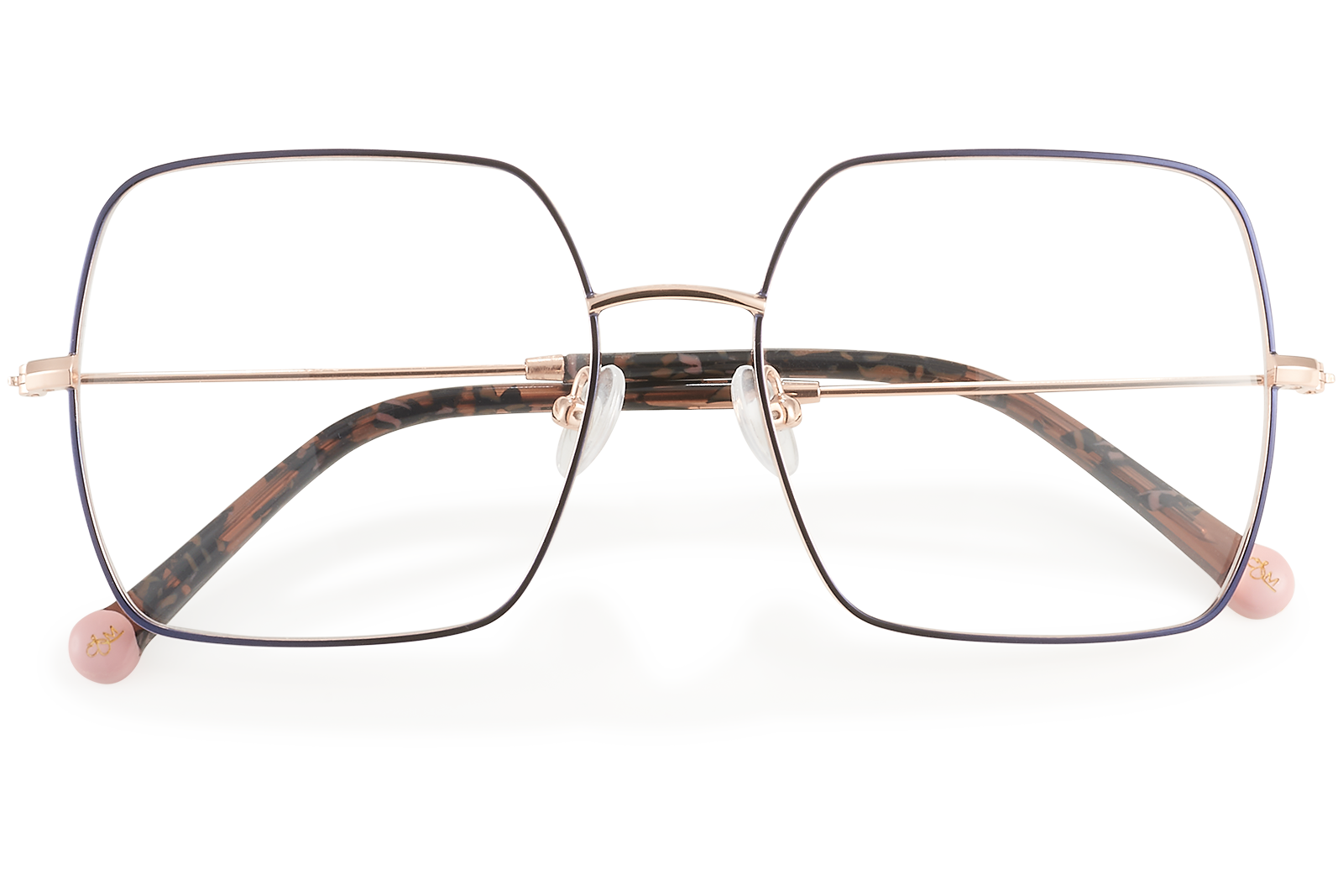 Clémence & Margaux La Confidente lunettes de vue bordeaux hexagonale