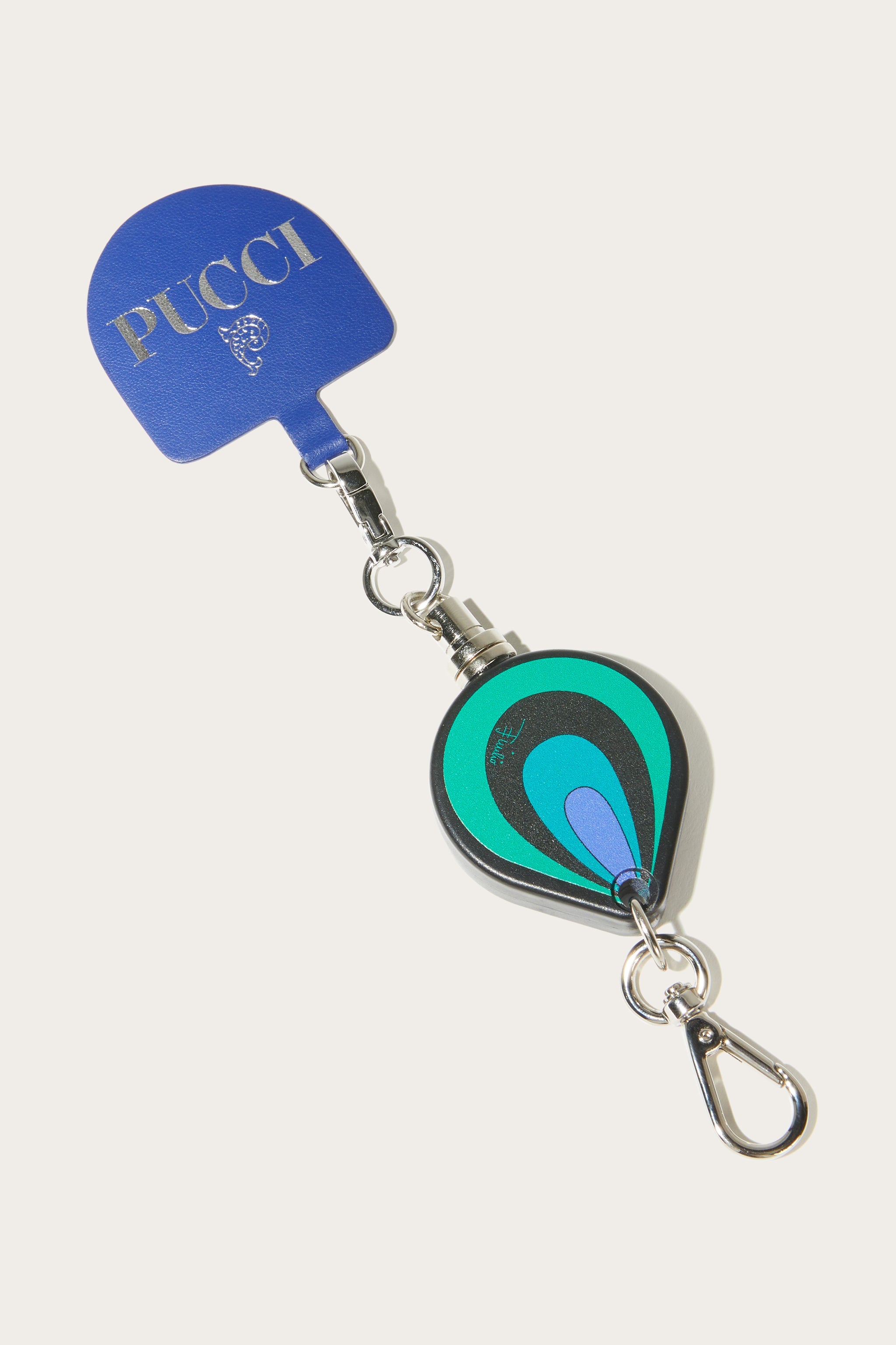Emilio Pucci Phone Strap dragonne téléphone émeraude