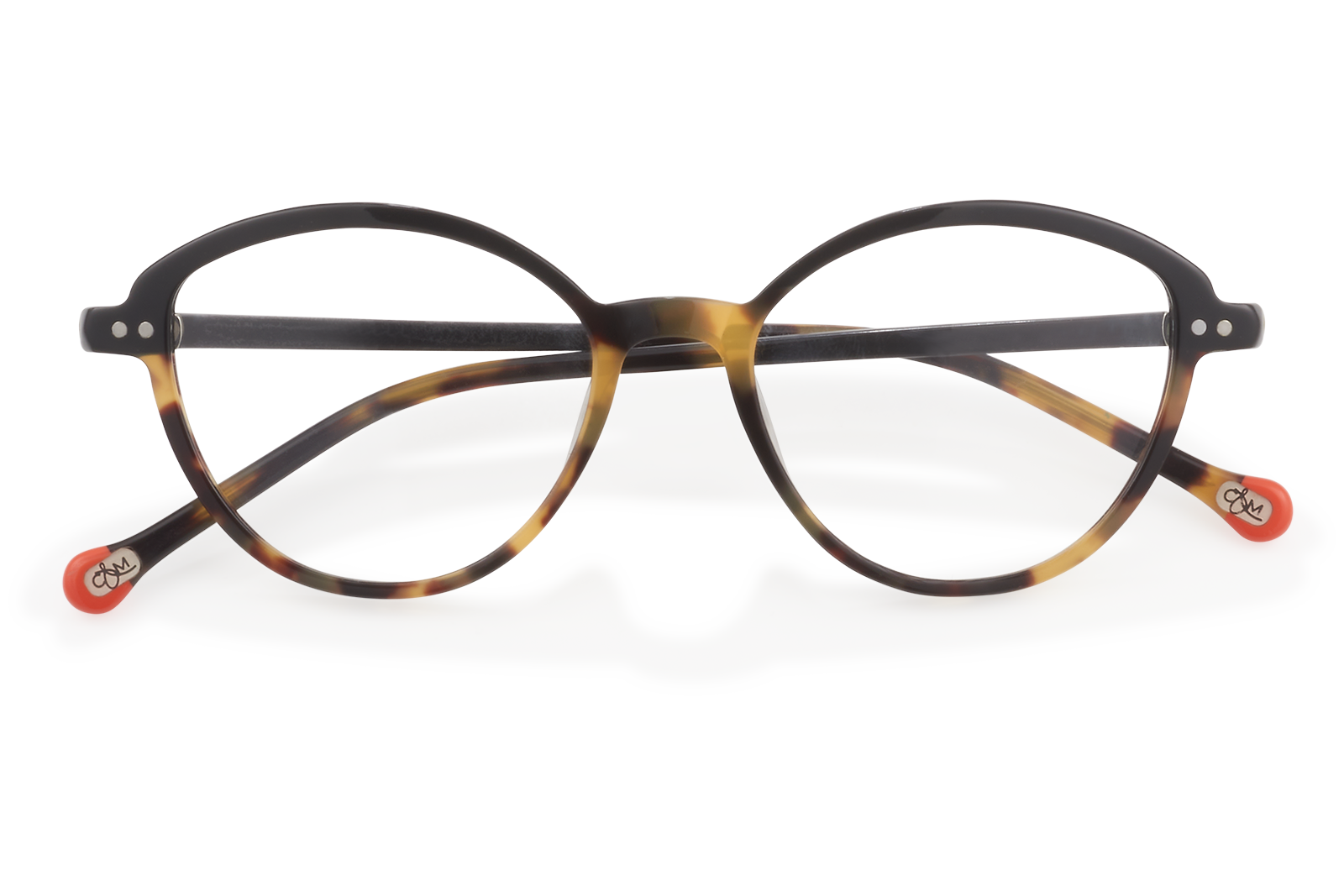 Clémence & Margaux La Tendre lunettes de vue Brun & Bleu ovale