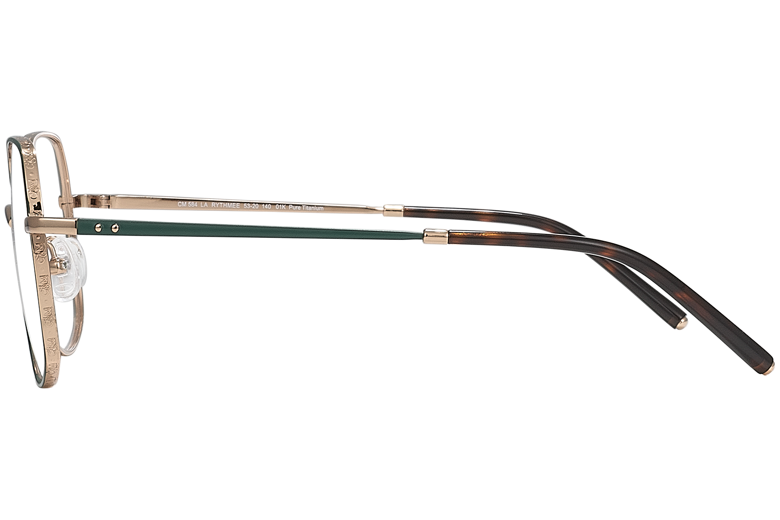 Clémence & Margaux La Rythmée lunettes de vue Doré monture carrée