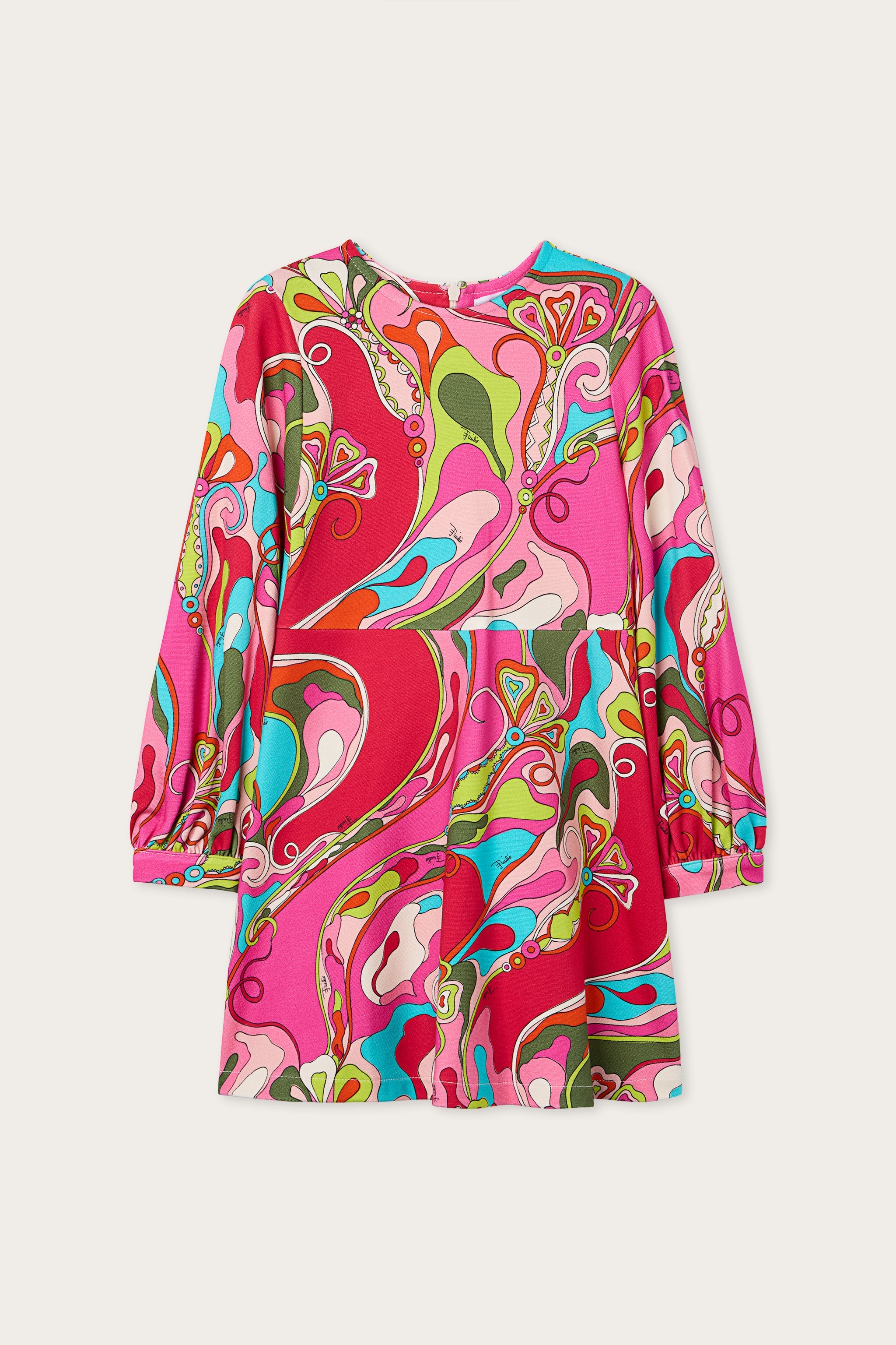 Emilio Pucci Orchidee ZZ1B50ZV194 robe fille fuchsia viscose