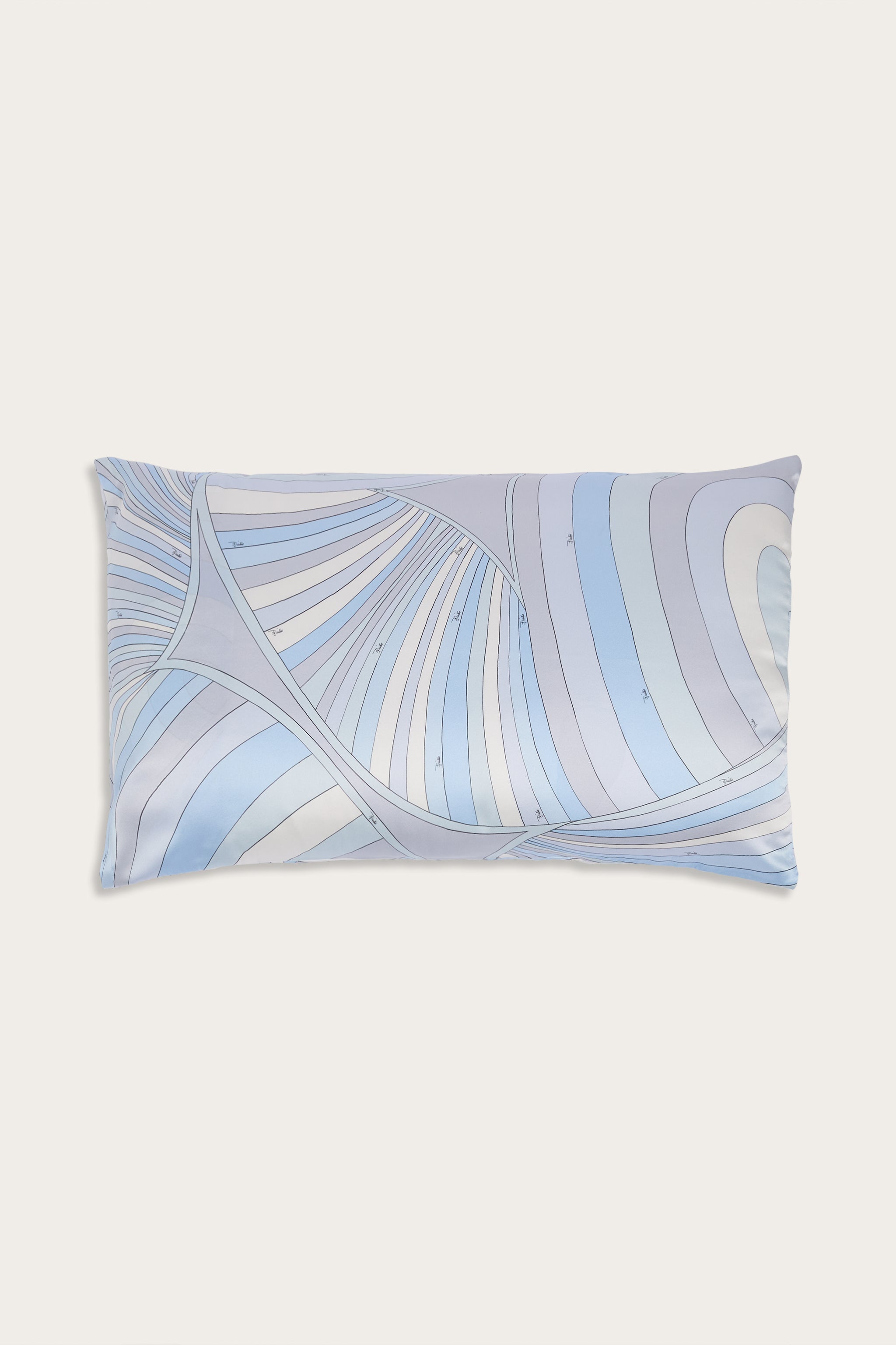 Emilio Pucci Home set nuit Iride bleu clair satin soie