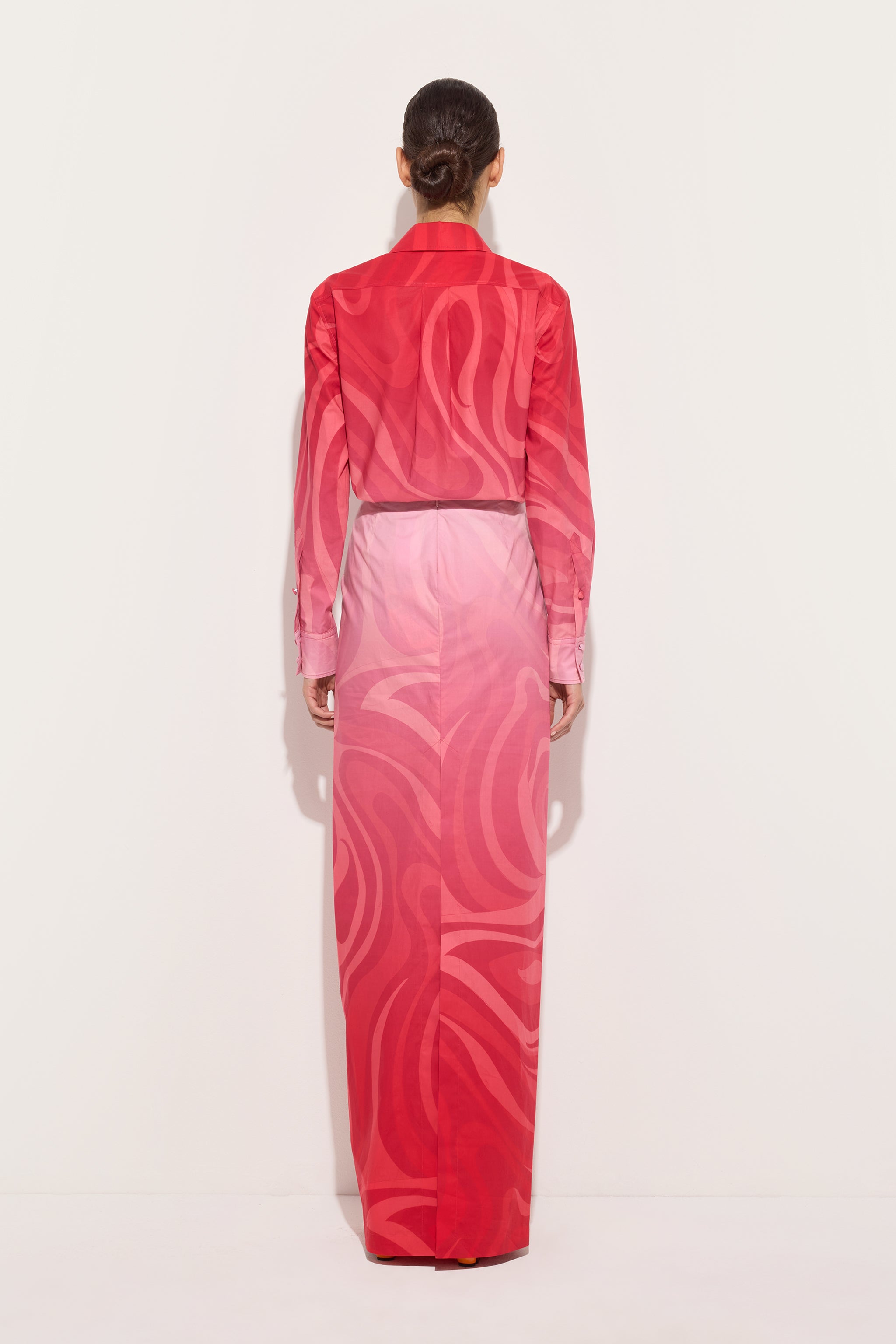 Emilio Pucci Chemise Marmo Degrade popeline ramie Marmo 38