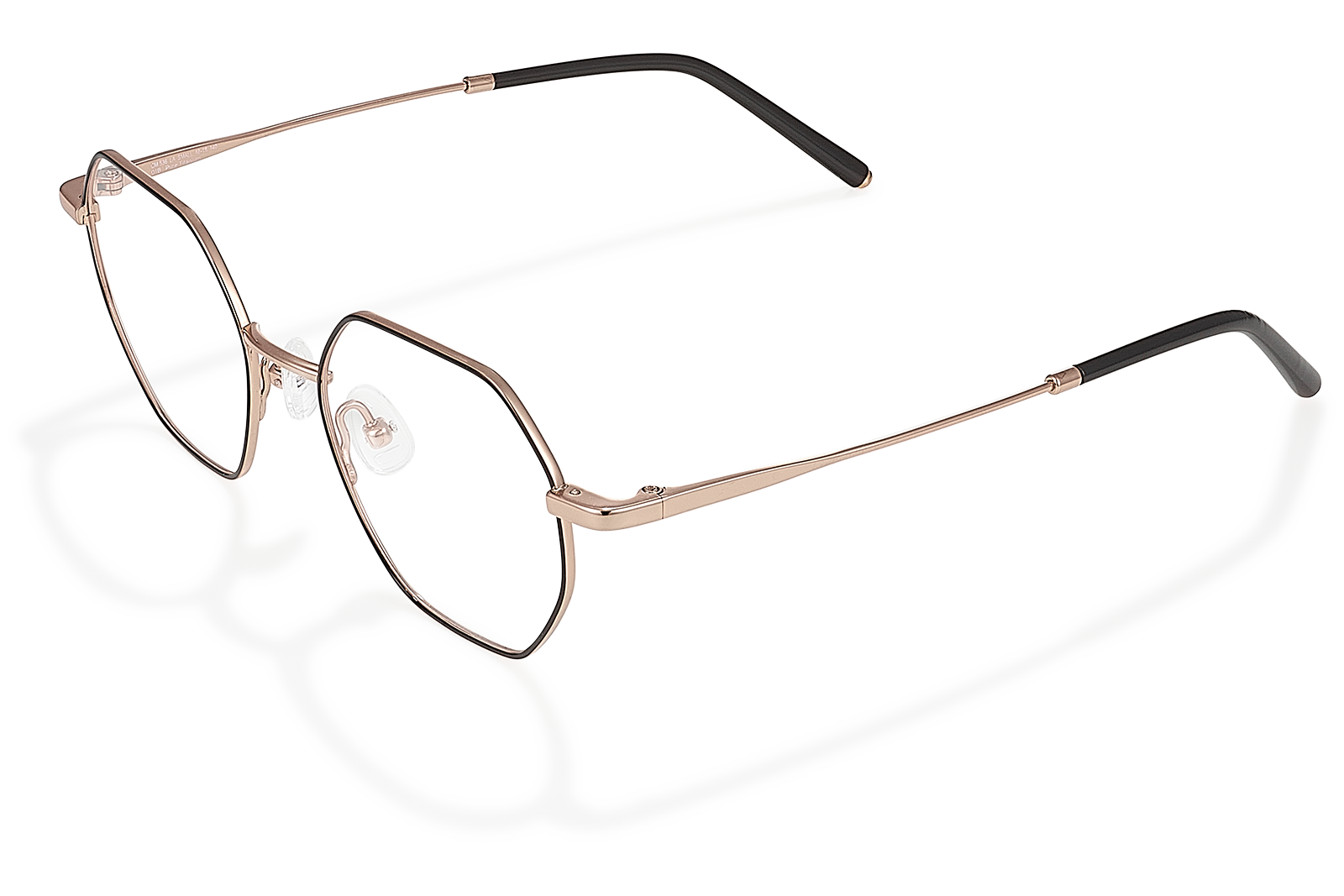 Clémence & Margaux La Small lunettes de vue Doré hexagonale