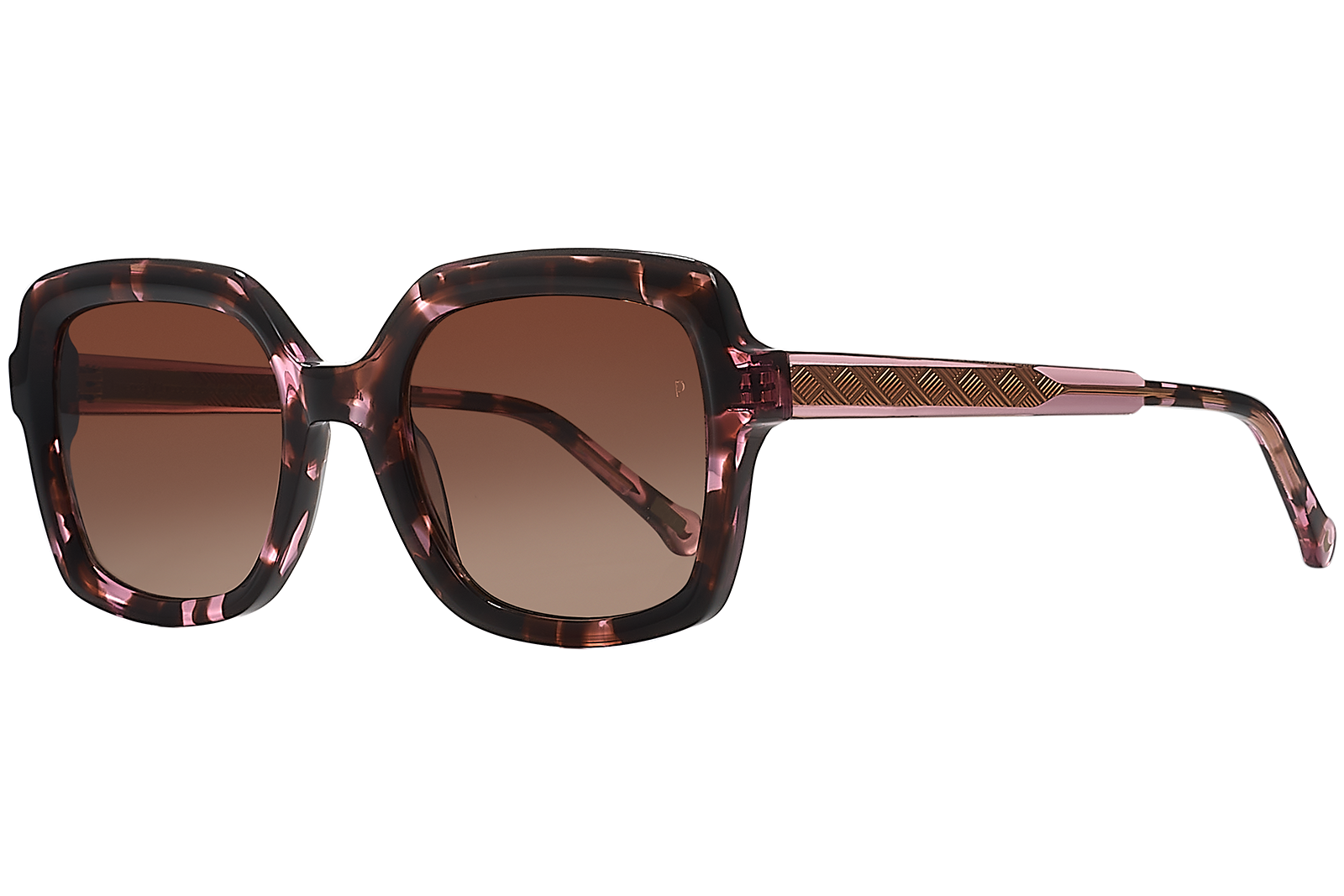 Clémence & Margaux L'Etudiante lunettes de soleil noir écaille carrée
