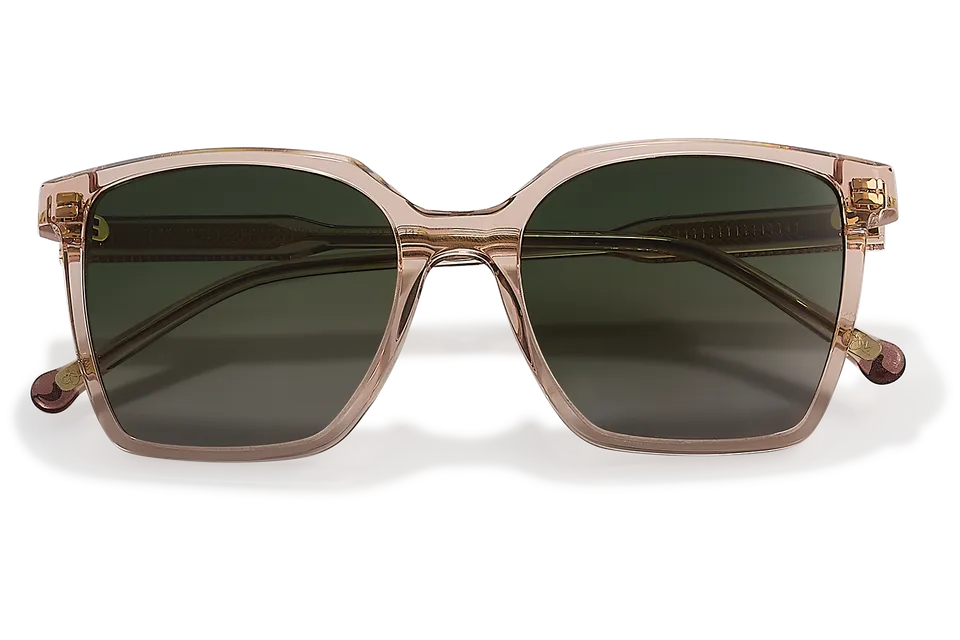 Clémence & Margaux La Villa Turquoise lunettes de soleil écaille claire polarisé