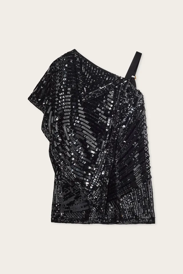 Emilio Pucci Dresses Abito robe noire paillettes 38
