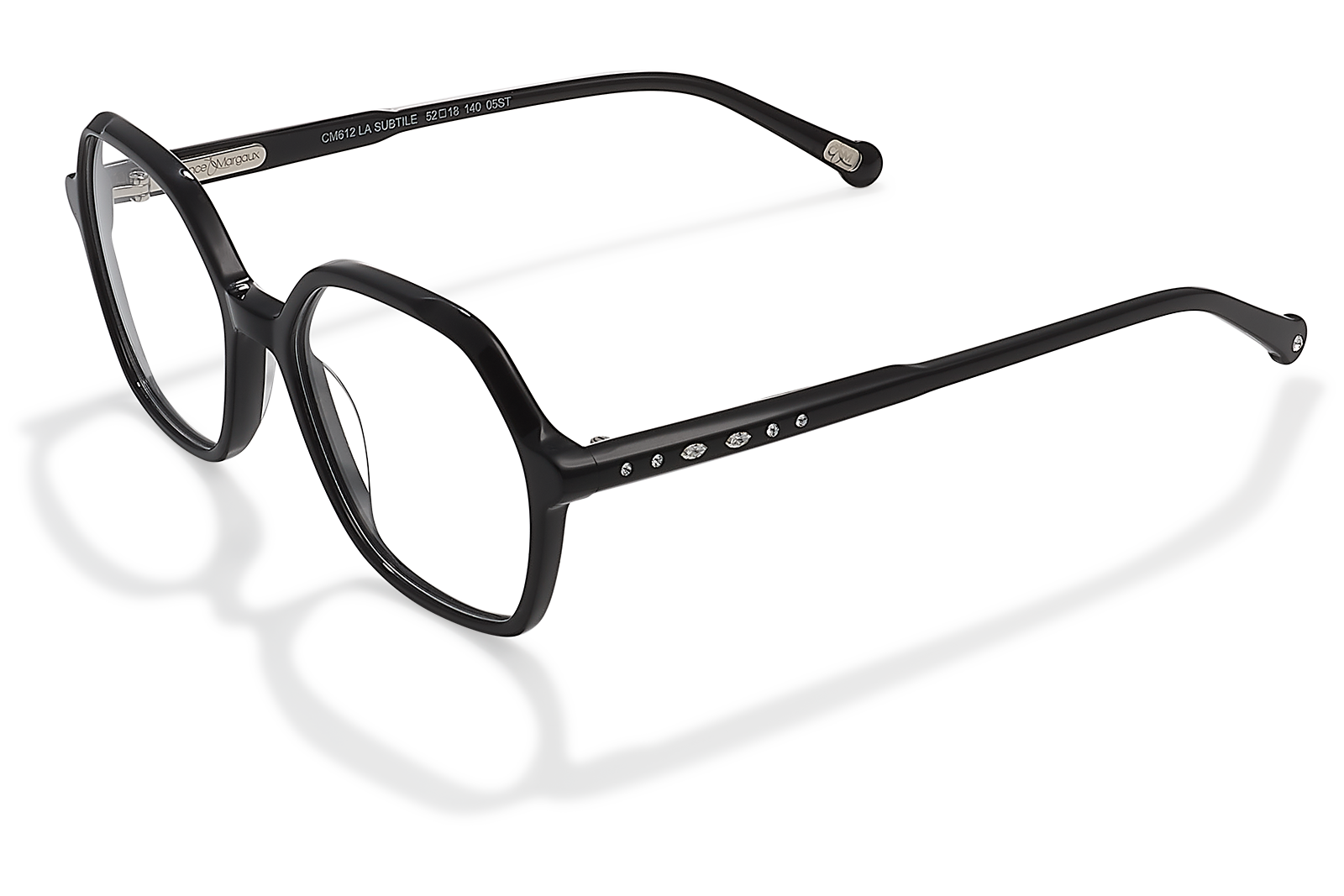 Clémence & Margaux La Subtile lunettes de vue strass carré