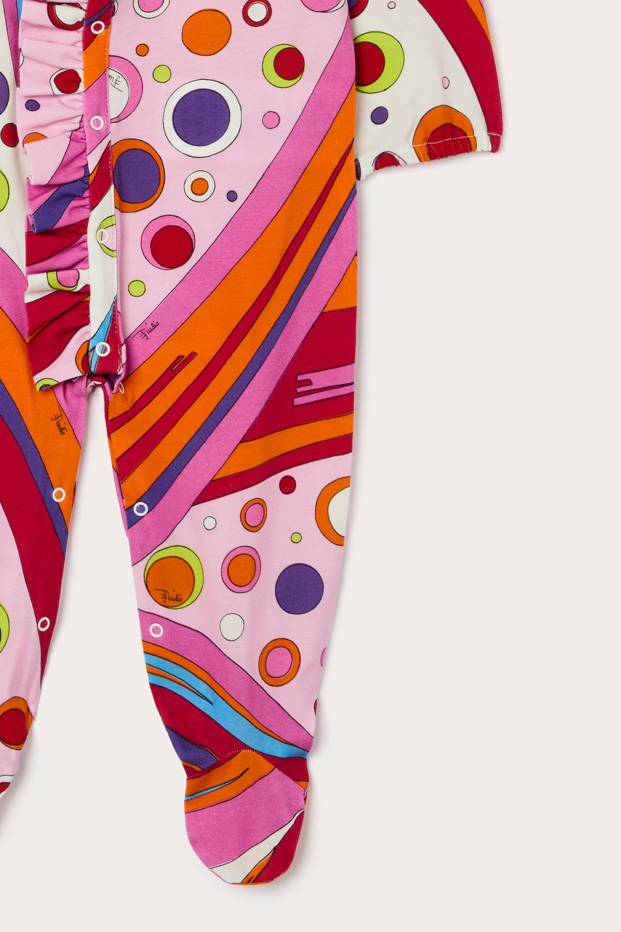 Emilio Pucci Fontane ensemble bébé multicolor coton