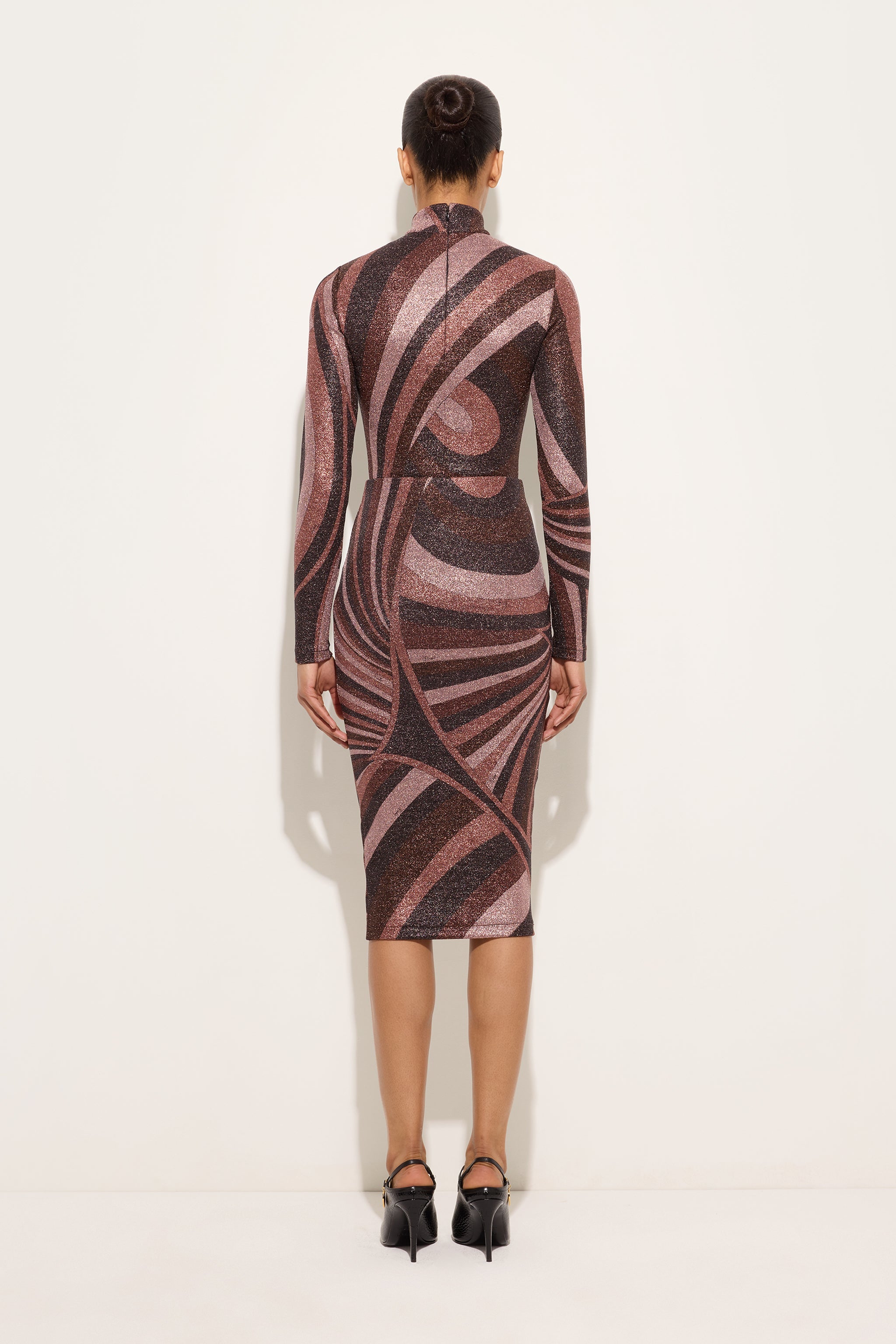 Emilio Pucci Skirts 6UJV106U867011 jupe lurex bordeaux