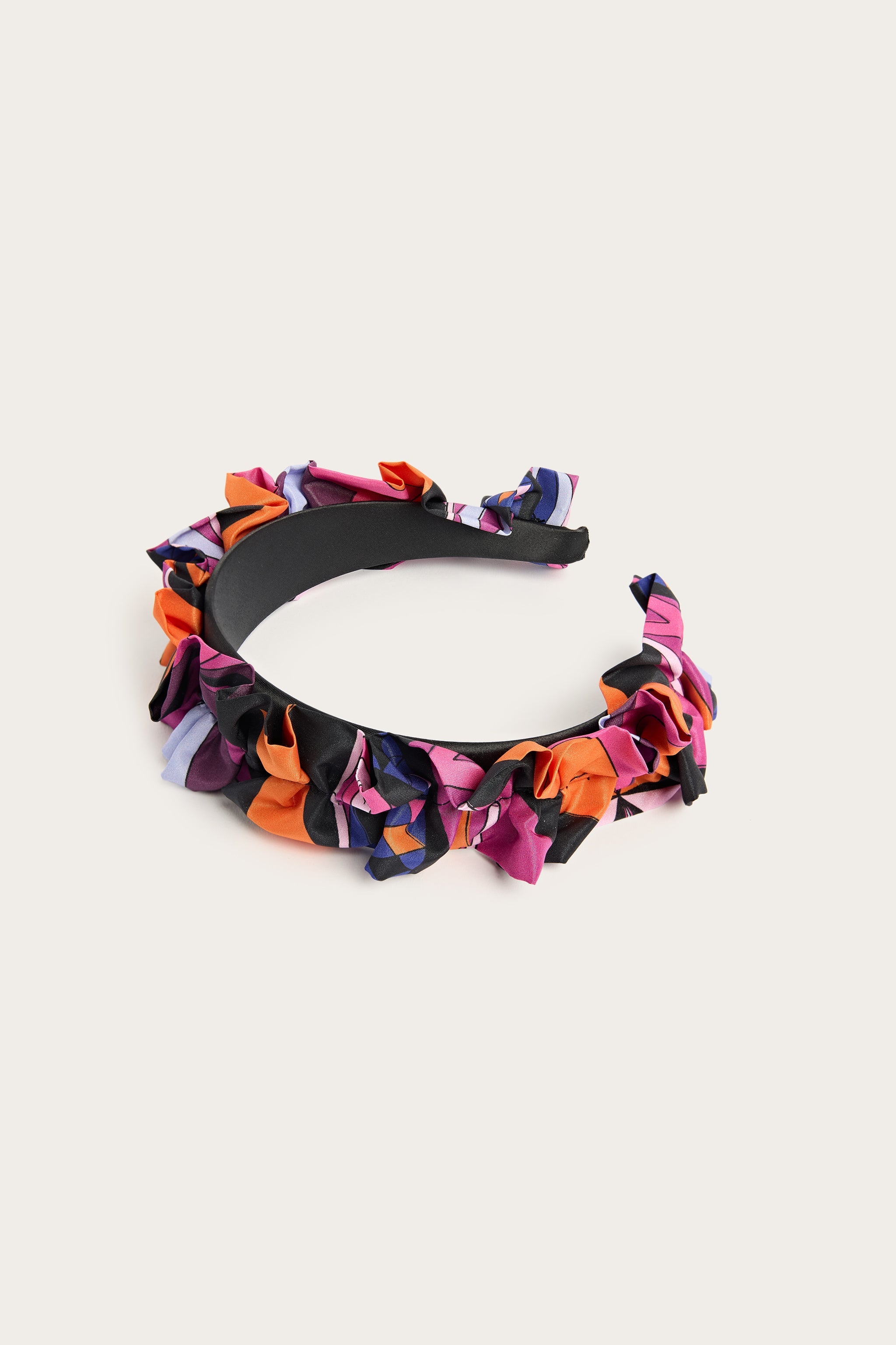 Emilio Pucci Collane serre-tête noir multicolor taille unique