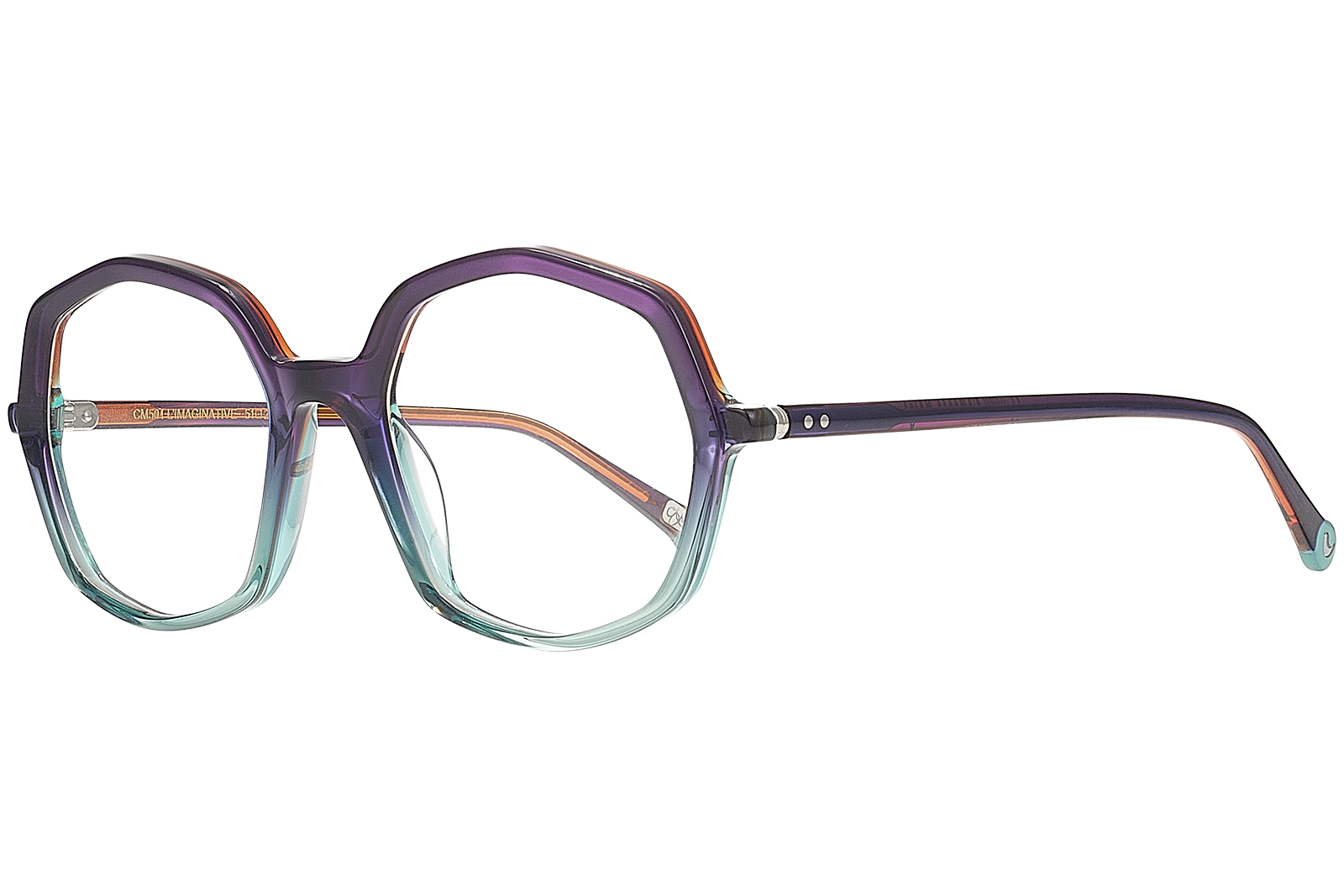 Clémence & Margaux L'Imaginative lunettes de vue Dégradé de Bleu