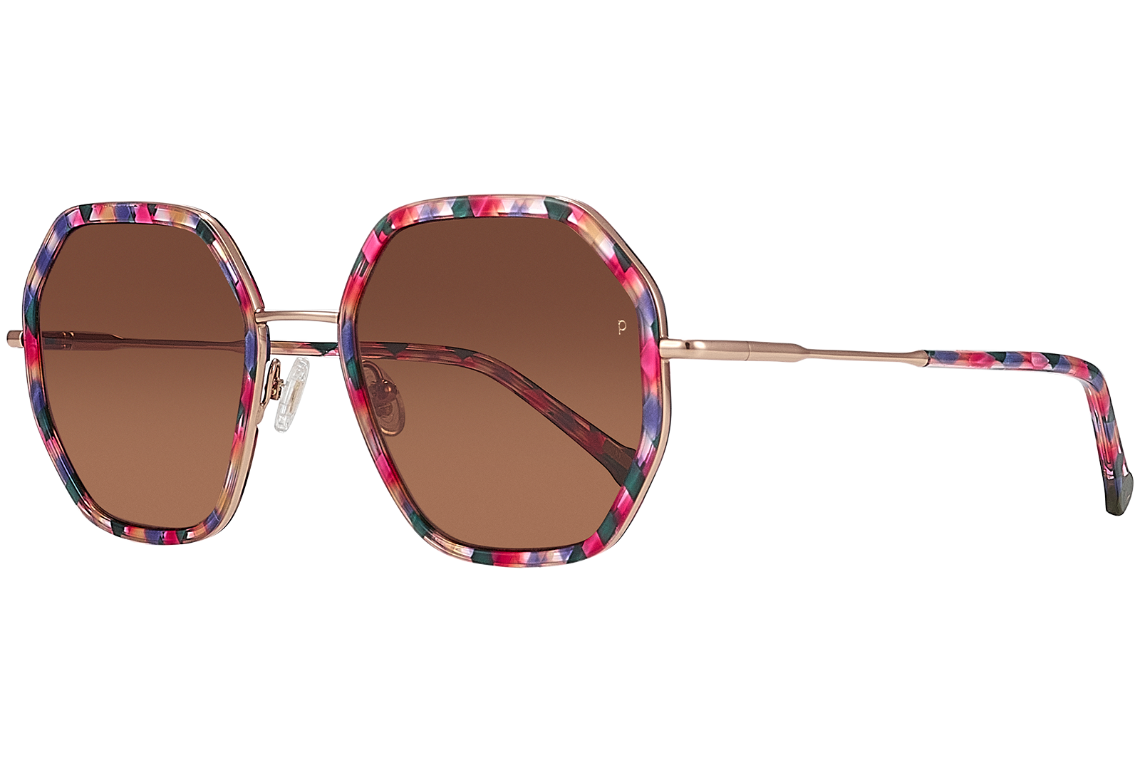 Clémence & Margaux Petite-Perle lunettes de soleil dégradé bleu polarisé