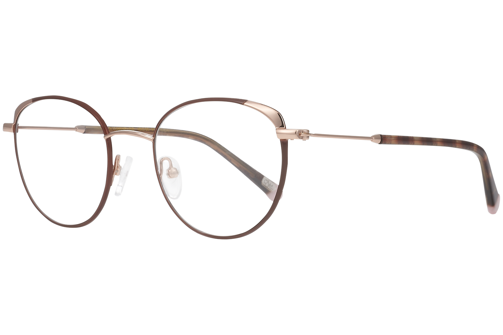 Clémence & Margaux Lumineuse lunettes de vue vert doré cat eye