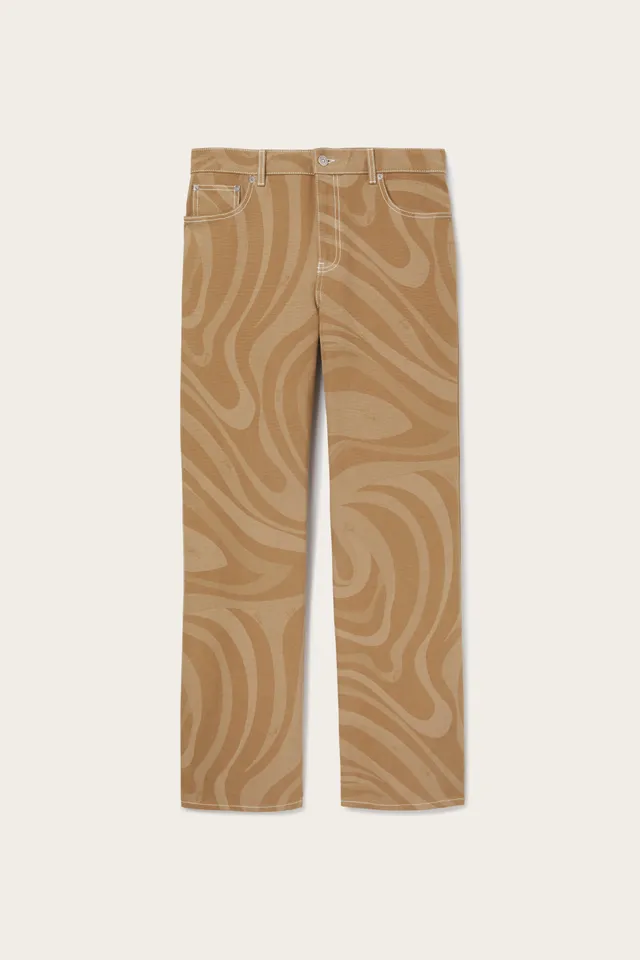 Emilio Pucci Marmo pantalon homme coton taupe
