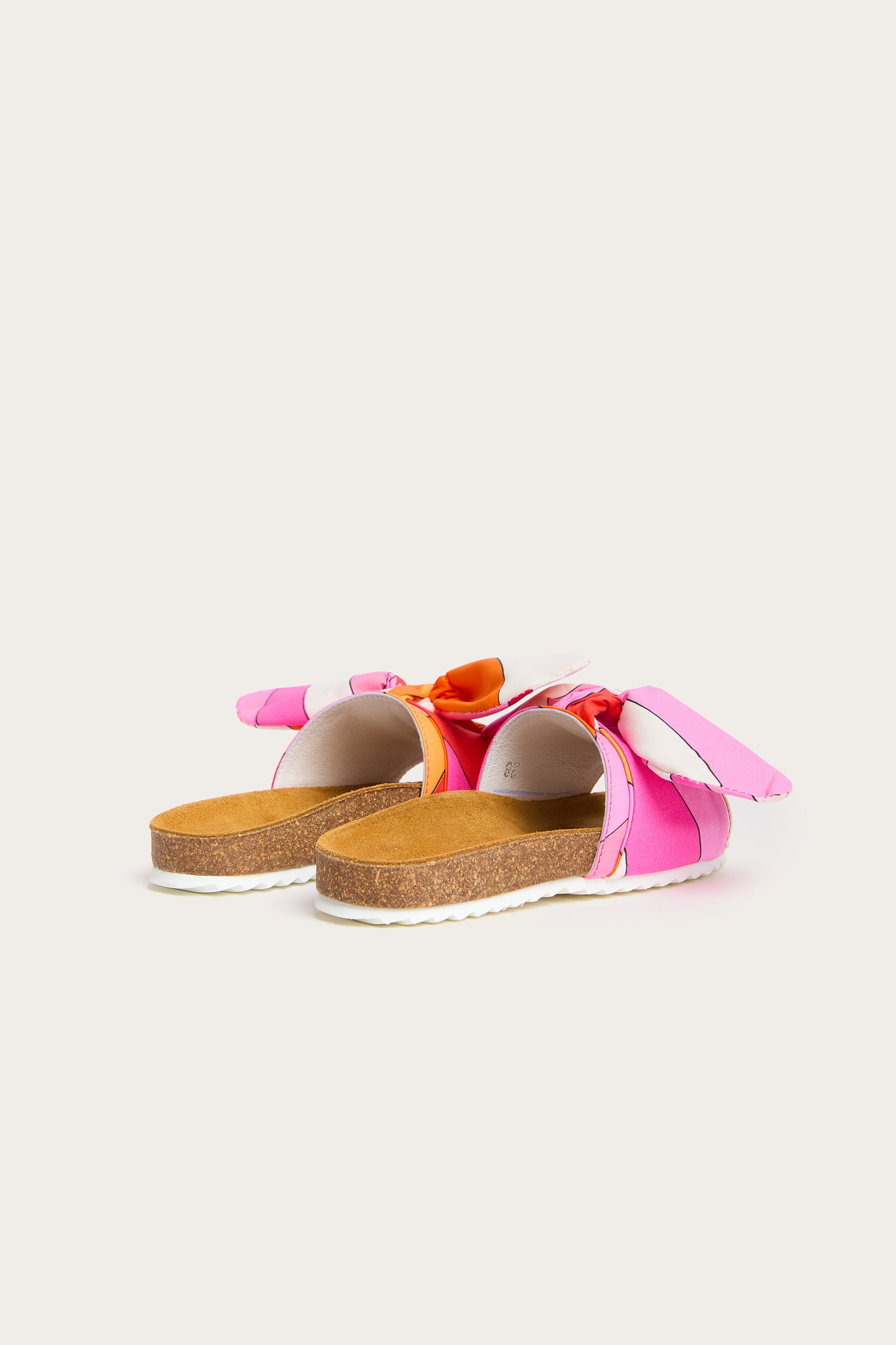 Emilio Pucci Iride sandales enfant rose orange