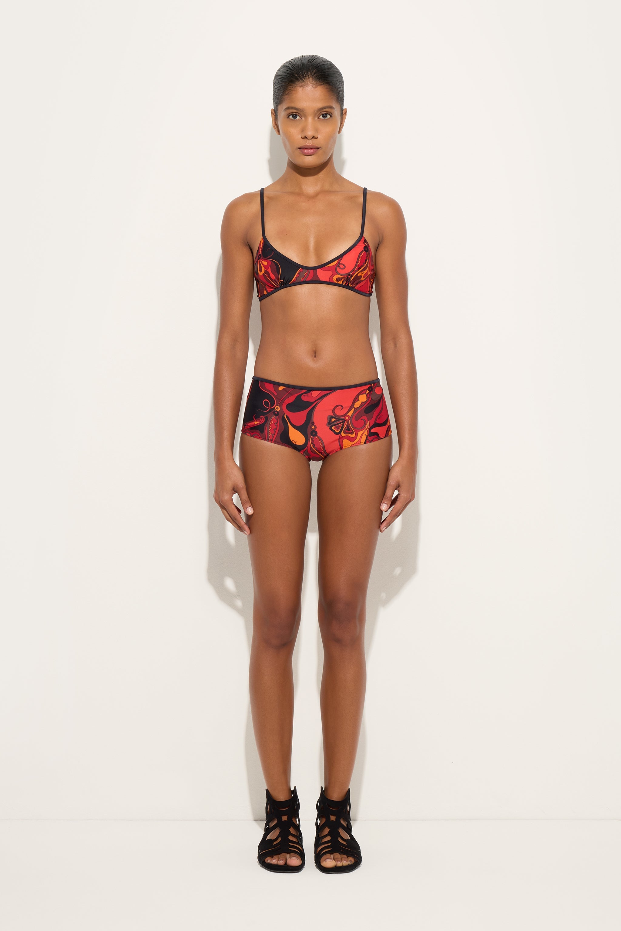 Emilio Pucci Bikini 6HMX416H835P22 haut orange
