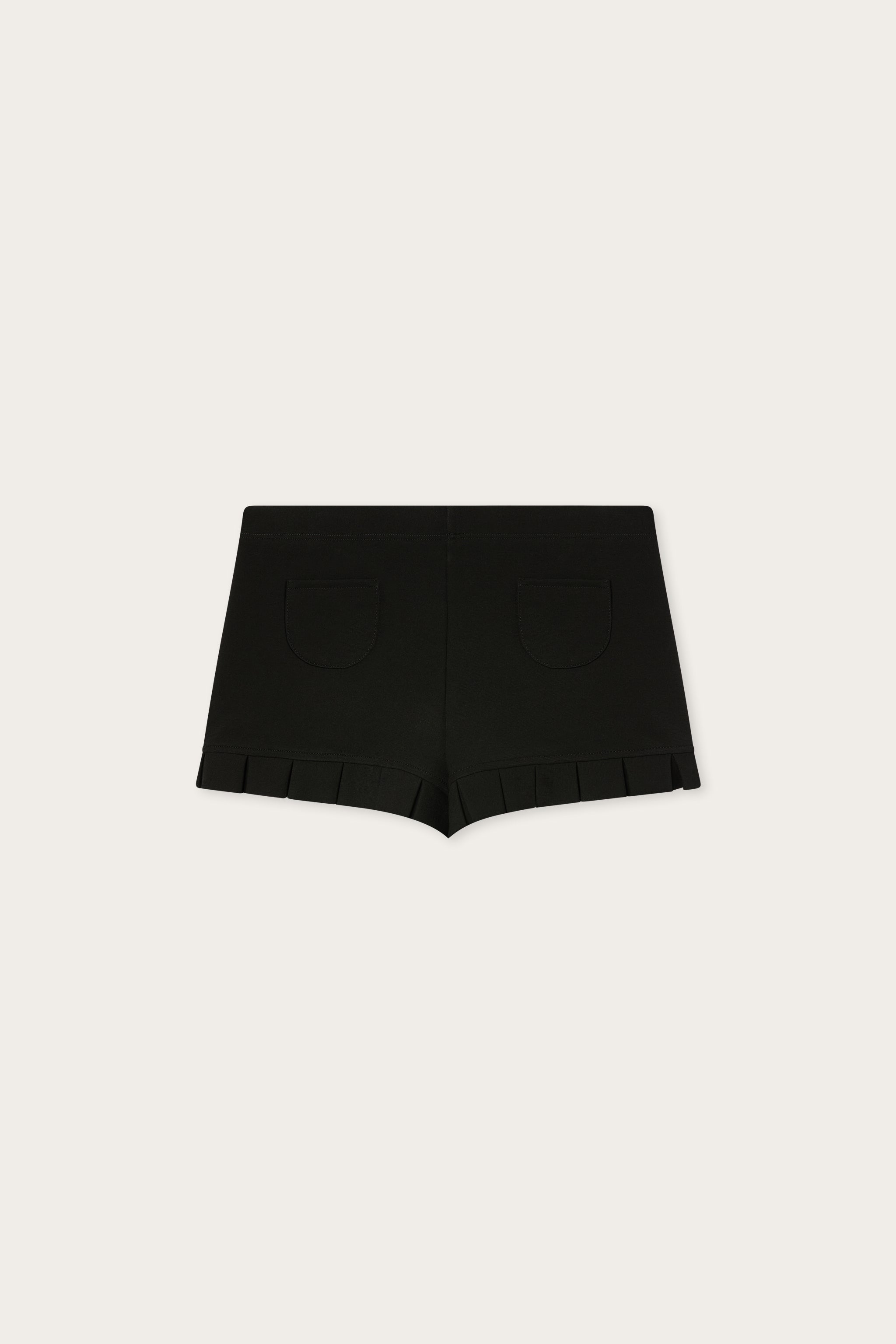 Emilio Pucci Short Noir Compact Jersey Femme Noir Bloomer