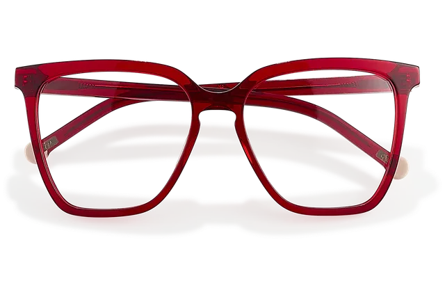 Clémence & Margaux L'Indépendante lunettes de vue rouge femme