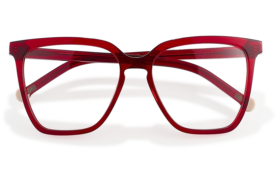 Clémence & Margaux L'Indépendante lunettes de vue rouge femme