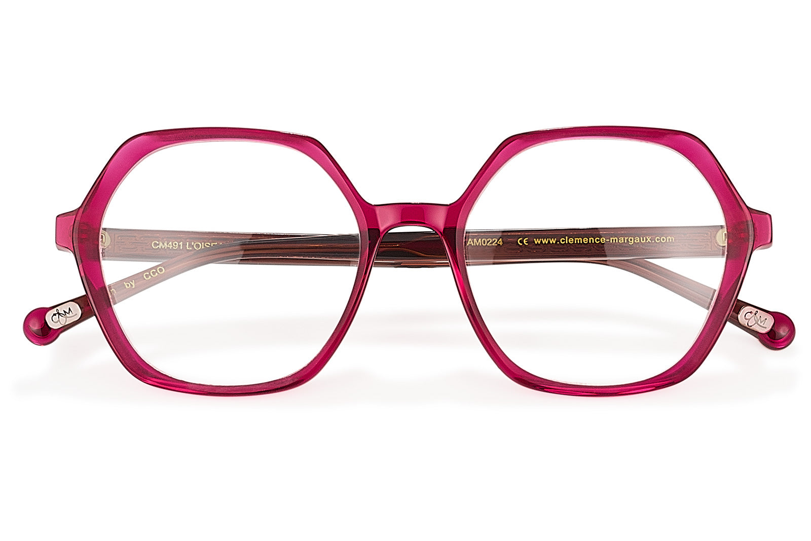 Clémence & Margaux Oiseau du Paradis lunettes de vue brun bleu