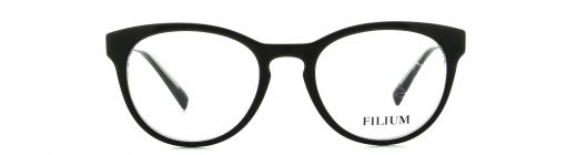 Filium FI 1711 NOCR lunettes de vue noir cristal arrondie