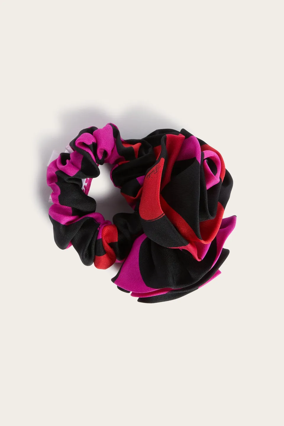 Emilio Pucci Hats and Hair Accessories chouchou soie fuchsia noir