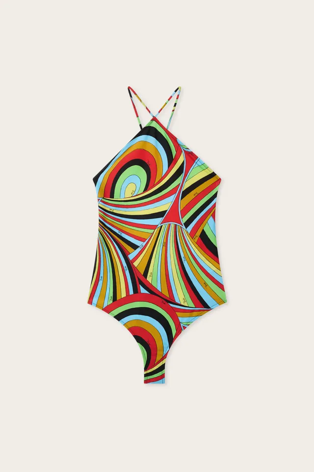 Emilio Pucci Iride maillot 1 pièce multicolore taille S