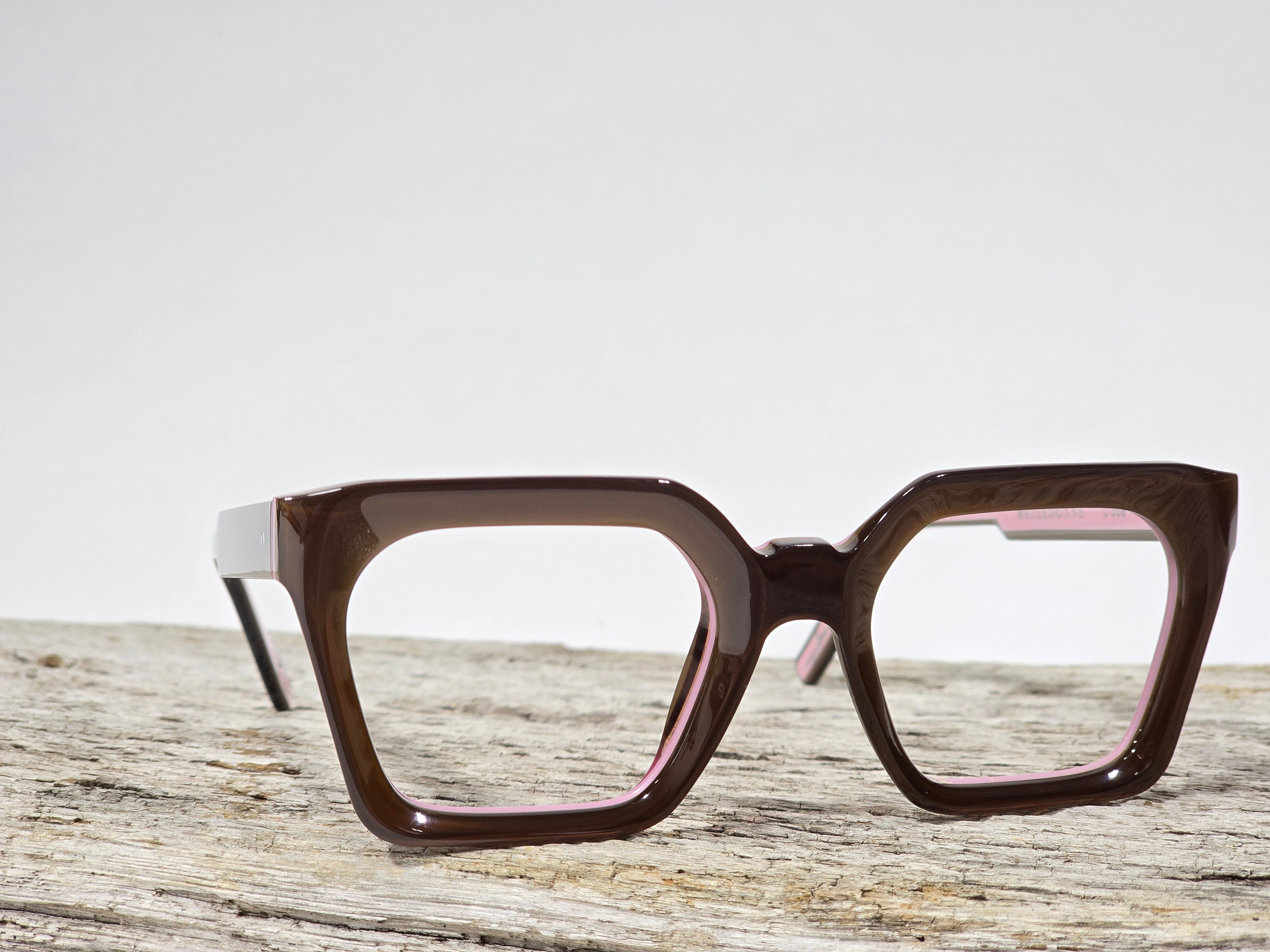 Xavier Derome Belledonne BELLEDONNE-C308 monture carrée chocolat