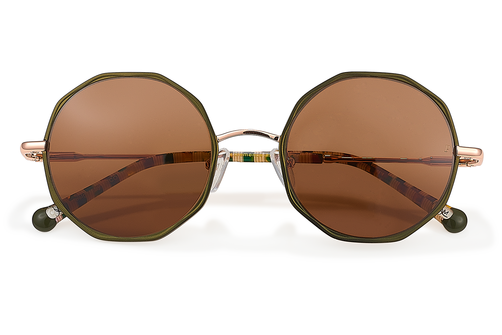 Clémence & Margaux Moonlight lunettes de soleil doré polarisé