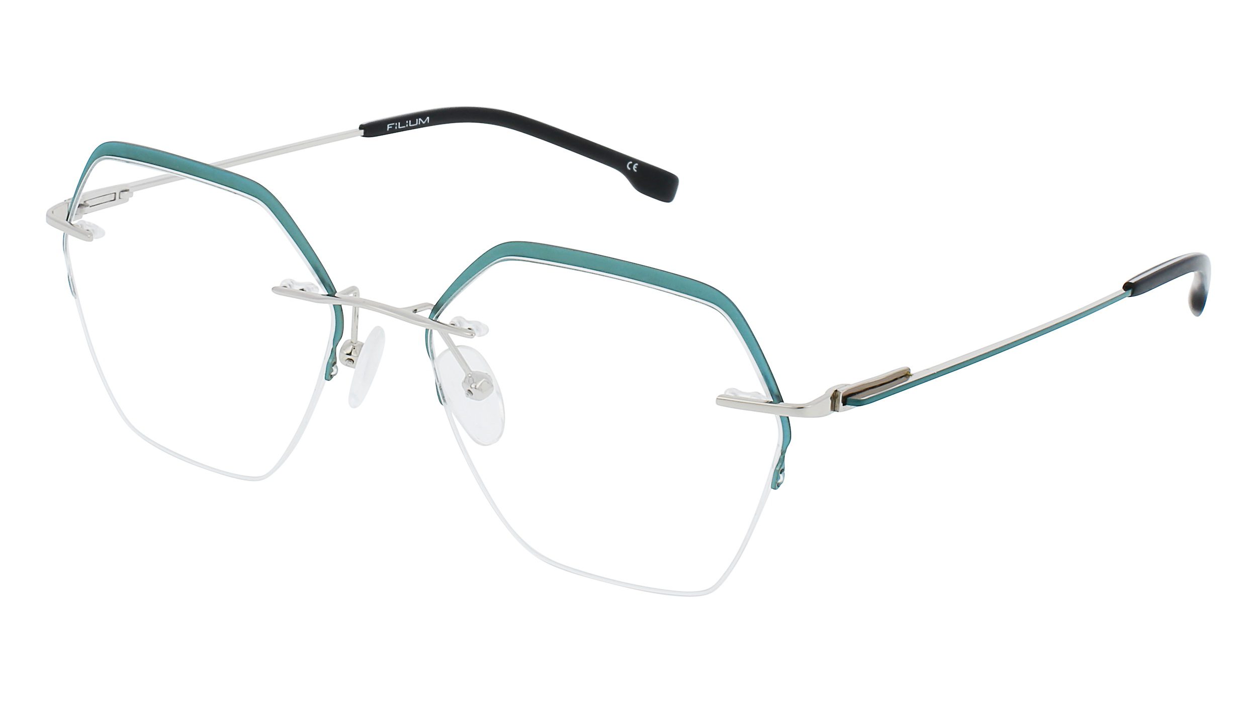 Filium FI 2306 ARBL lunettes de vue hexagonale argent