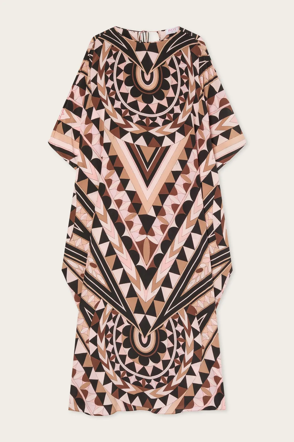 Emilio Pucci Manuba caftan soie nude ample