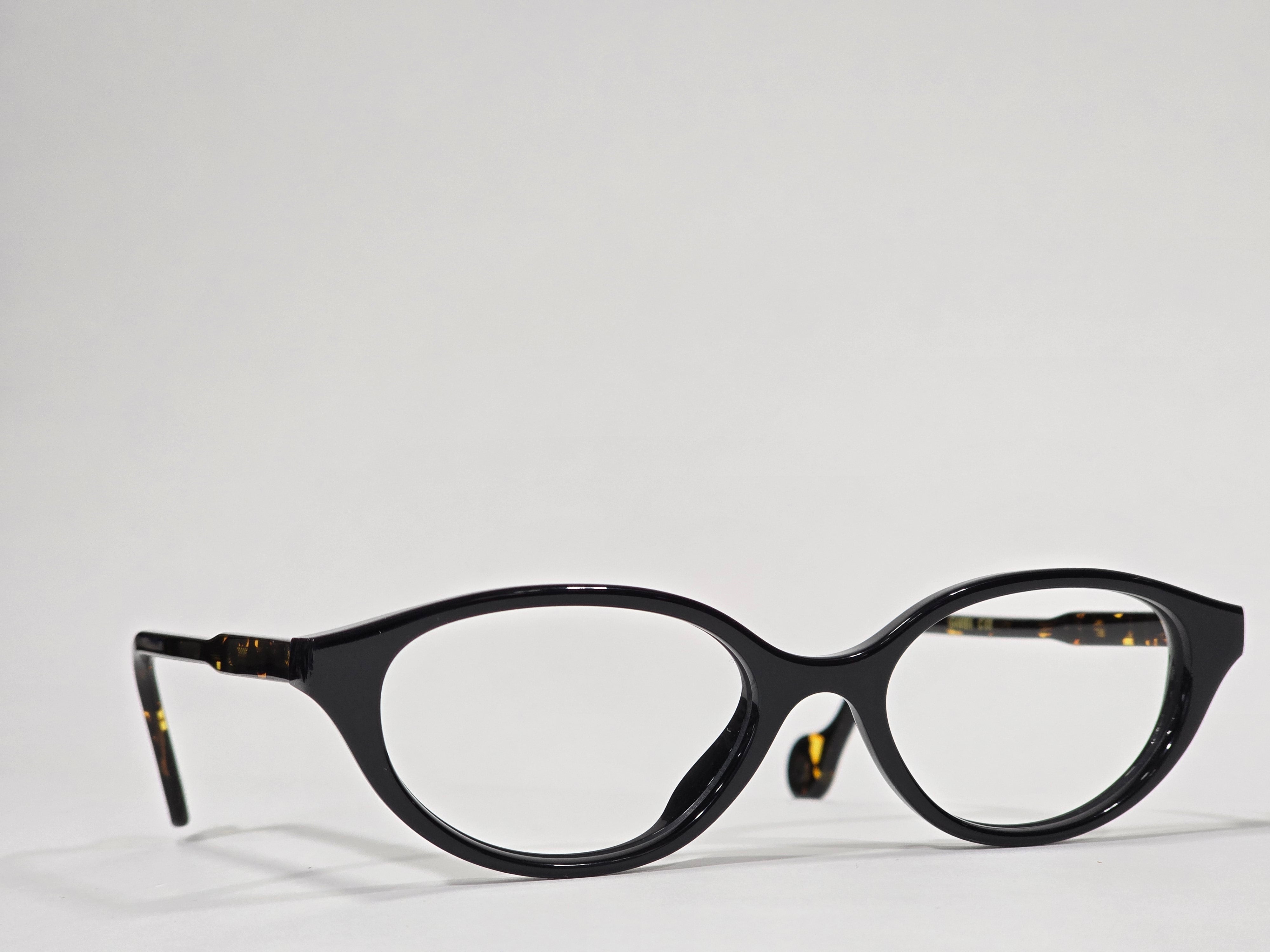 Xavier Derome Gamma C00 lunettes ovales noir écaille