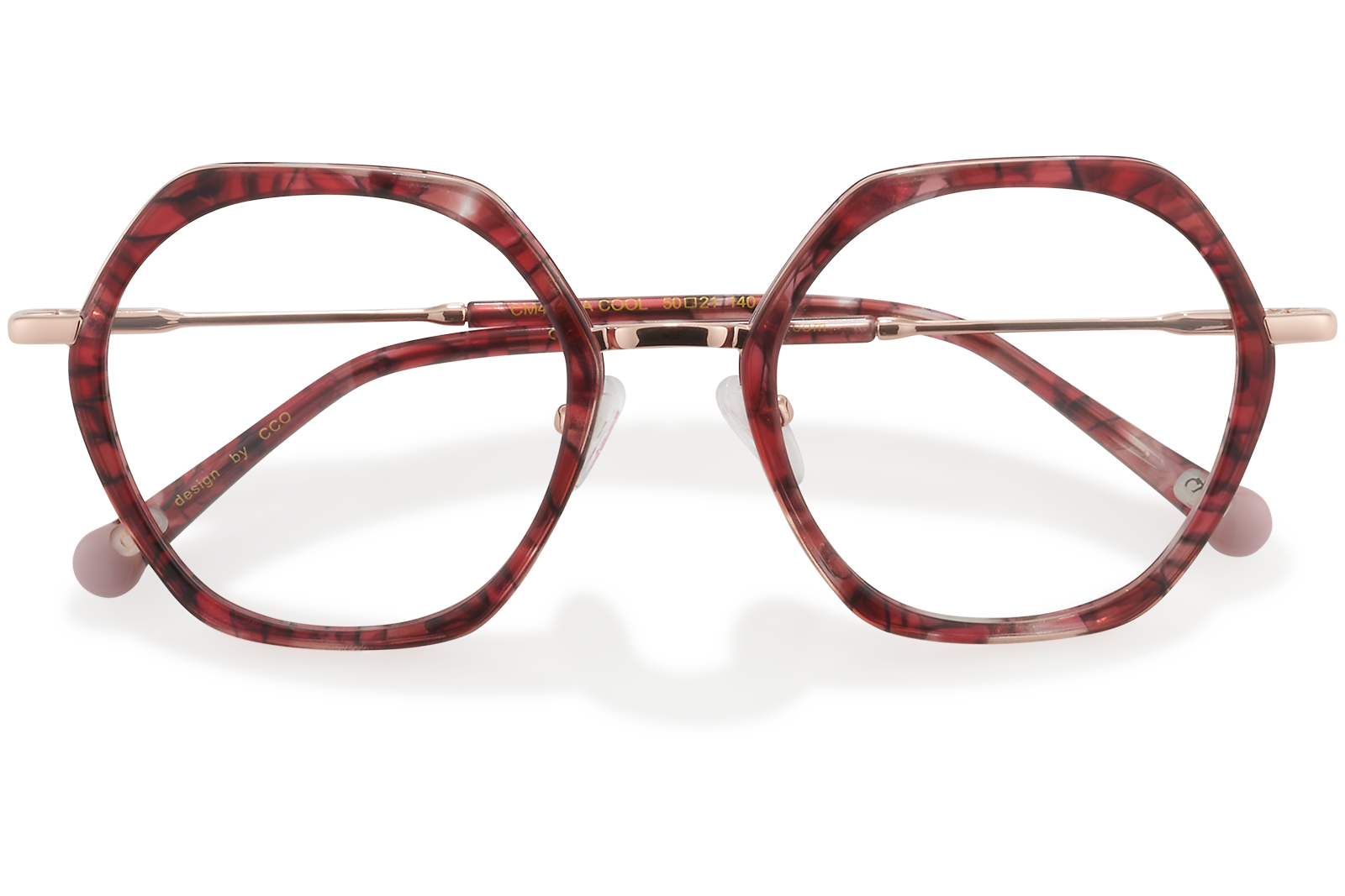 Clémence & Margaux La Cool lunettes de vue violet hexagonale