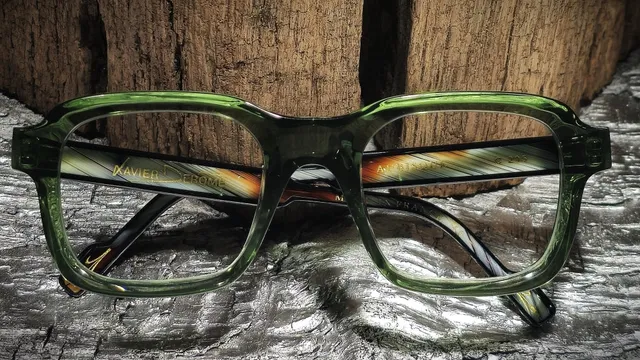 Xavier Derome Aubisque C293 lunettes de vue vert bouteille