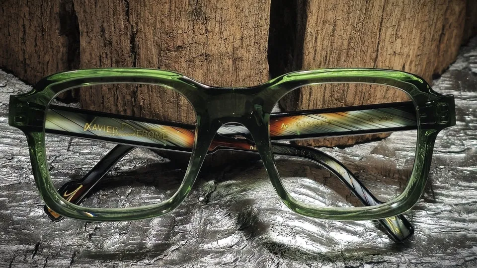 Xavier Derome Aubisque C293 lunettes de vue vert bouteille