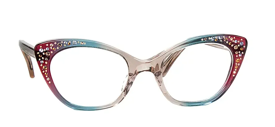 Francis Klein Optics Denim lunettes de vue femme