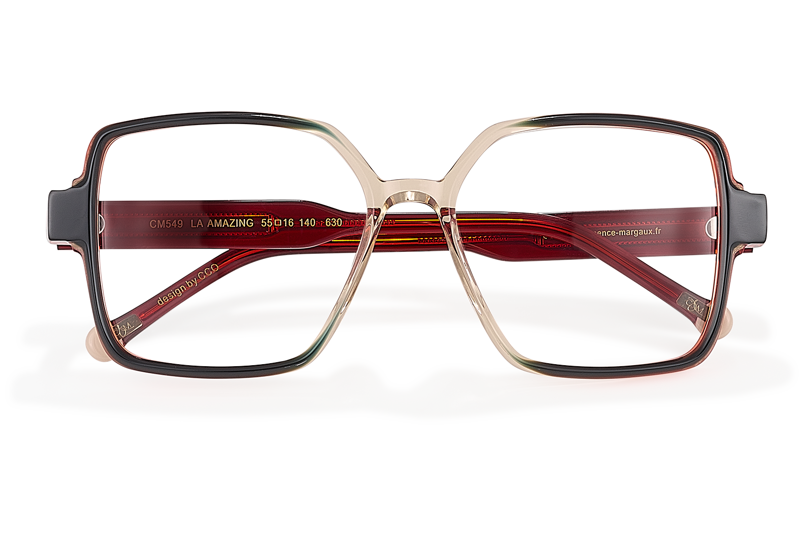 Clémence & Margaux La Amazing lunettes de vue rouge femme