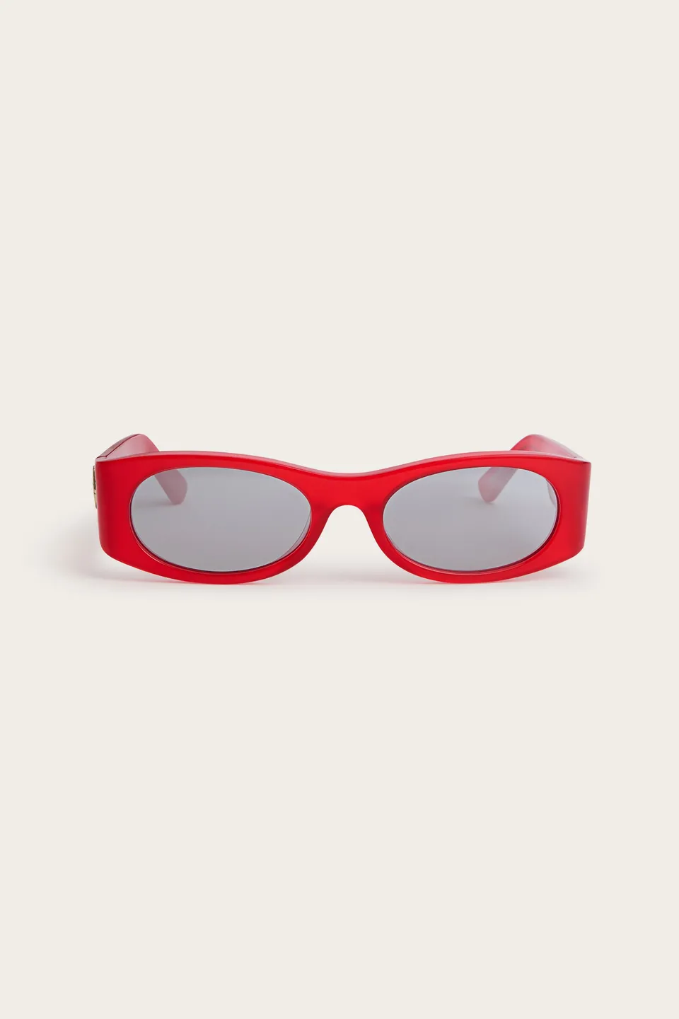 Emilio Pucci Sunglasses Ovales lunettes de soleil rouge verres miroir