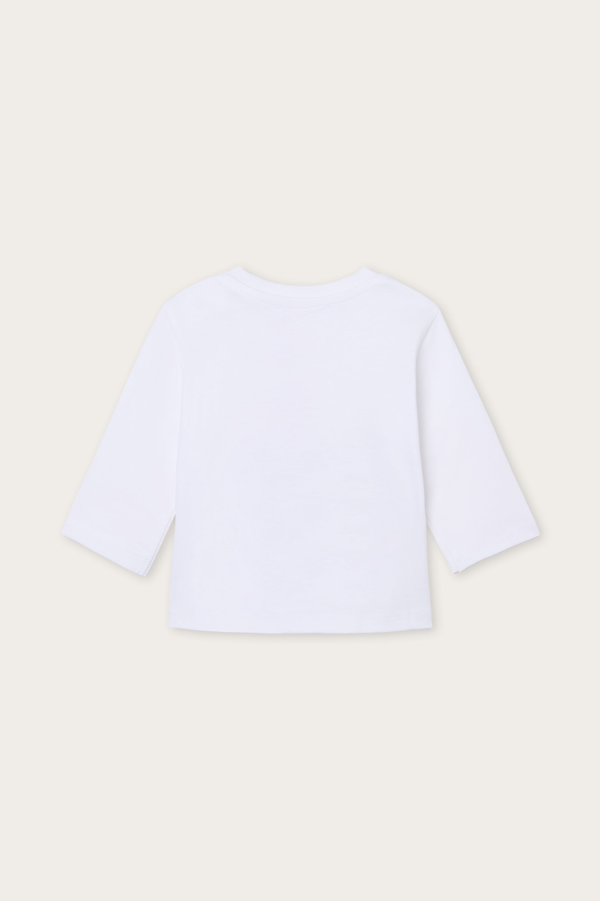 Emilio Pucci T-shirt bébé blanc rose 12M