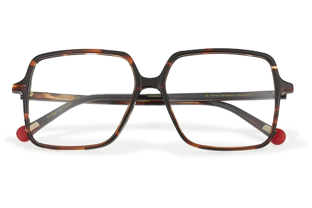 Clémence & Margaux La Beauté lunettes de vue Noir forme carrée