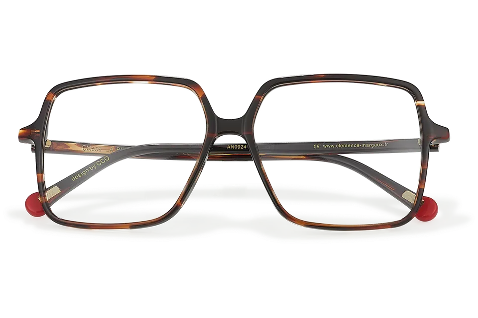 Clémence & Margaux La Beauté lunettes de vue Noir forme carrée