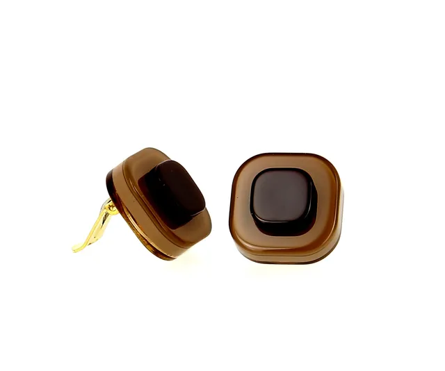 Xavier Derome BO 03 C205-47 boucles d'oreilles clips dorés