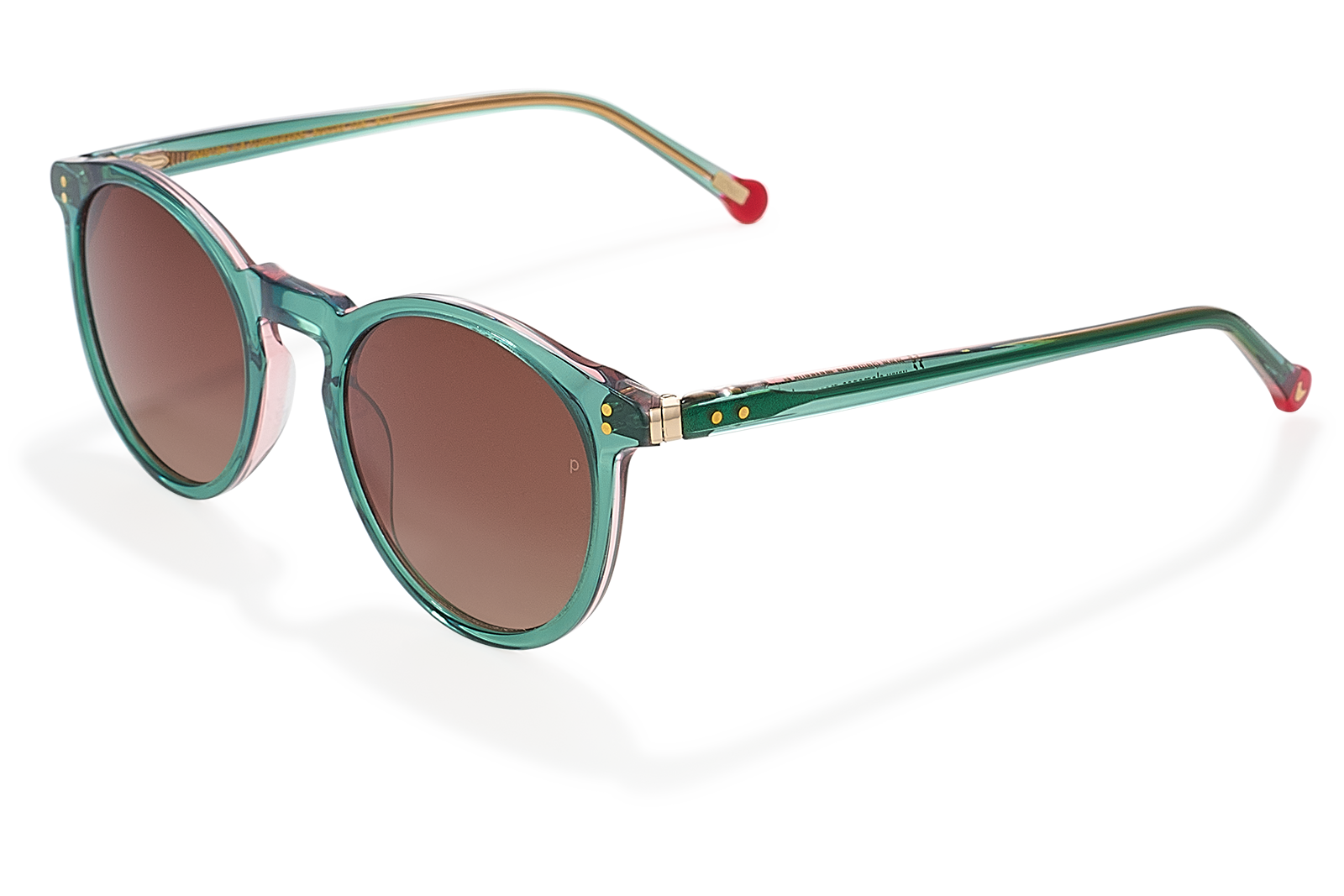 Clémence & Margaux Turquoise lunettes de soleil noir polarisé