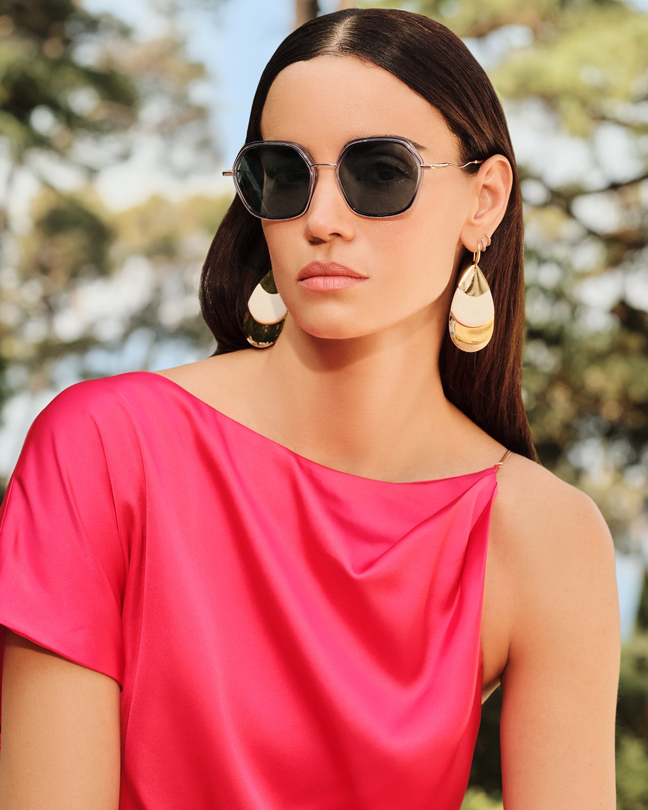Clémence & Margaux Summer Signature lunettes de soleil Brun polarisées
