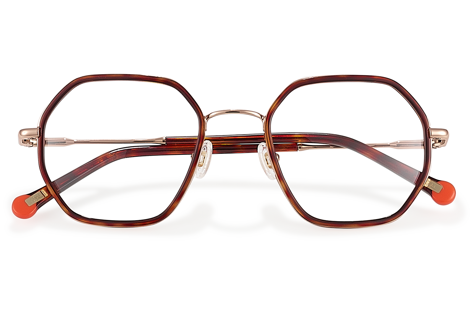 Clémence & Margaux La Love-You lunettes de vue Dégradé Gris Rose